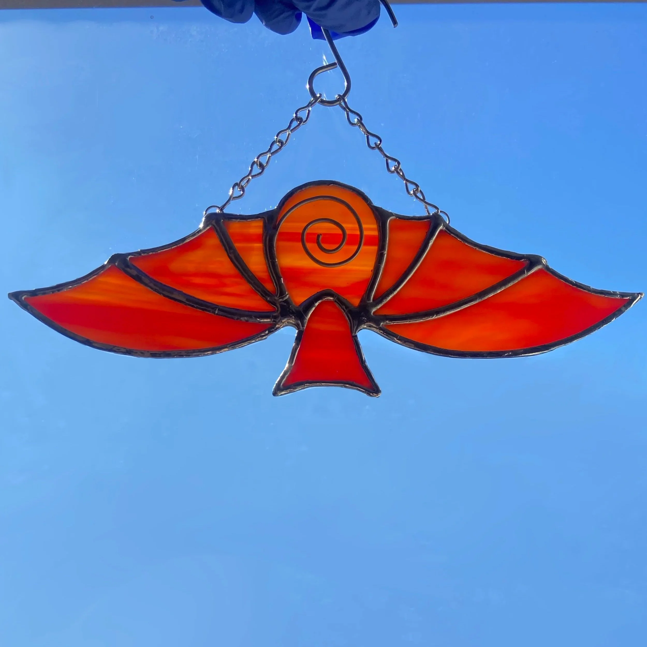 Swirl Bat in Orange