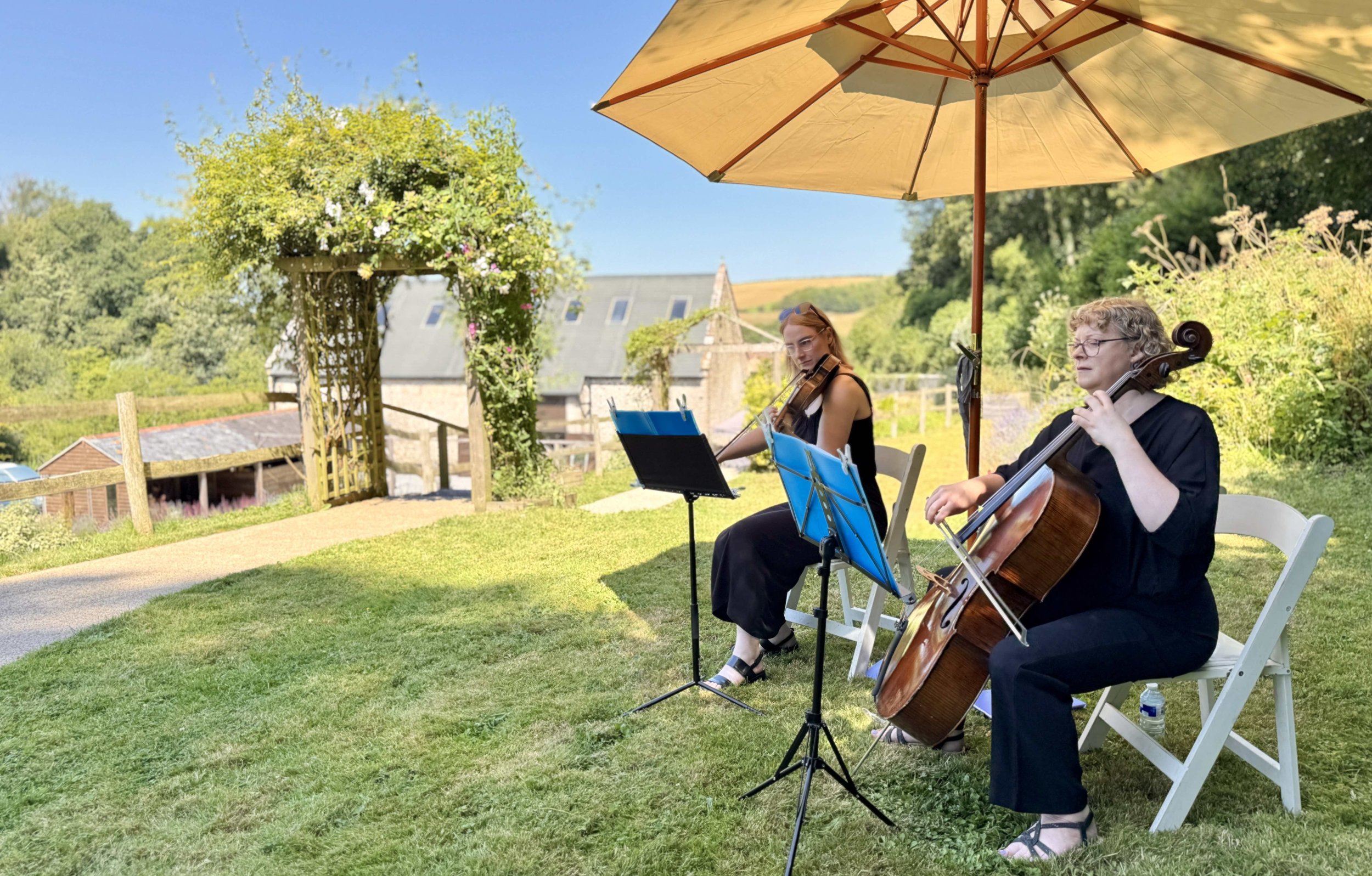 DLE Strigns Playing For a Wedding Ceremony in Hampshire.jpeg