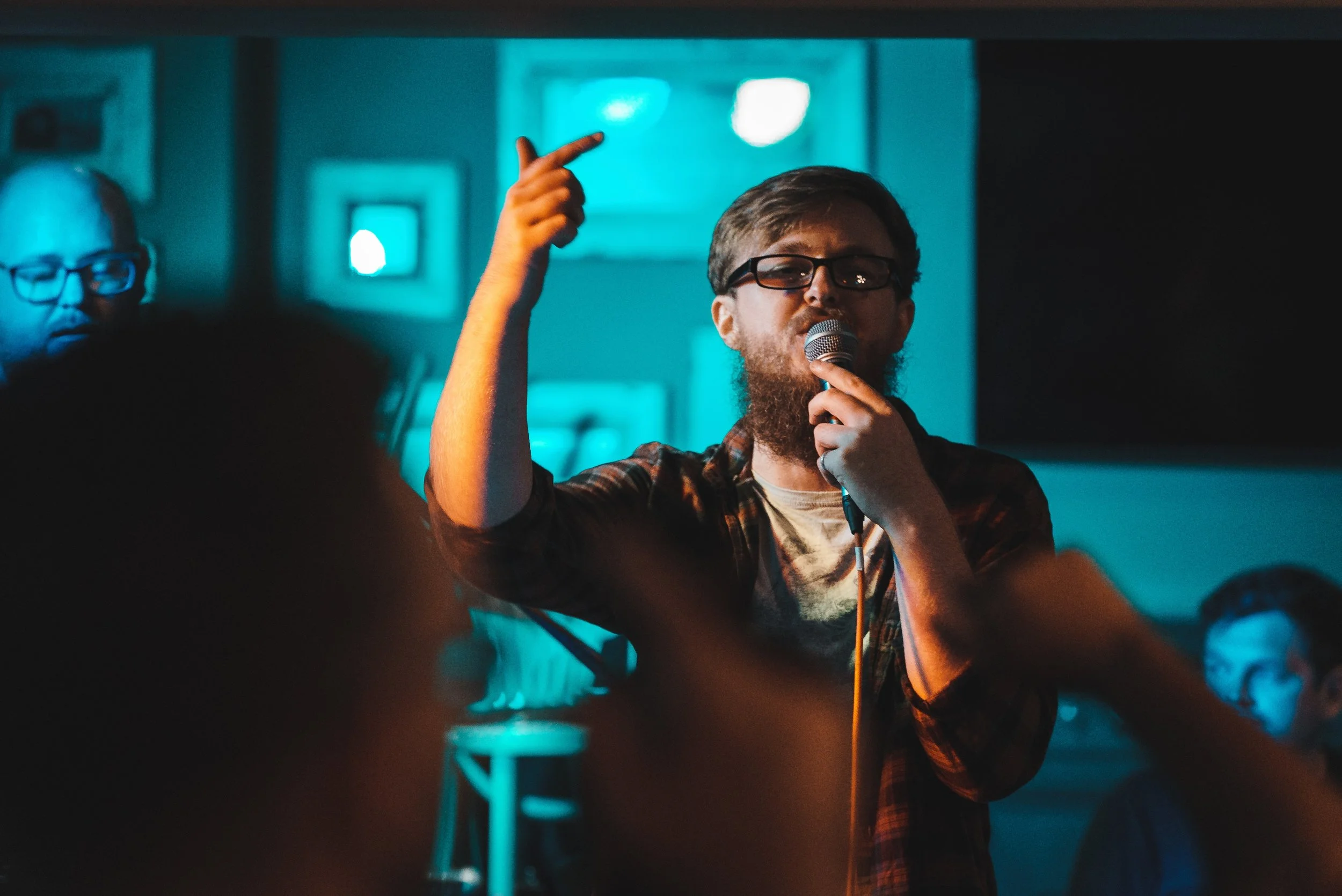 Band Member Rapinging WonderBoy Wedding Band.jpeg