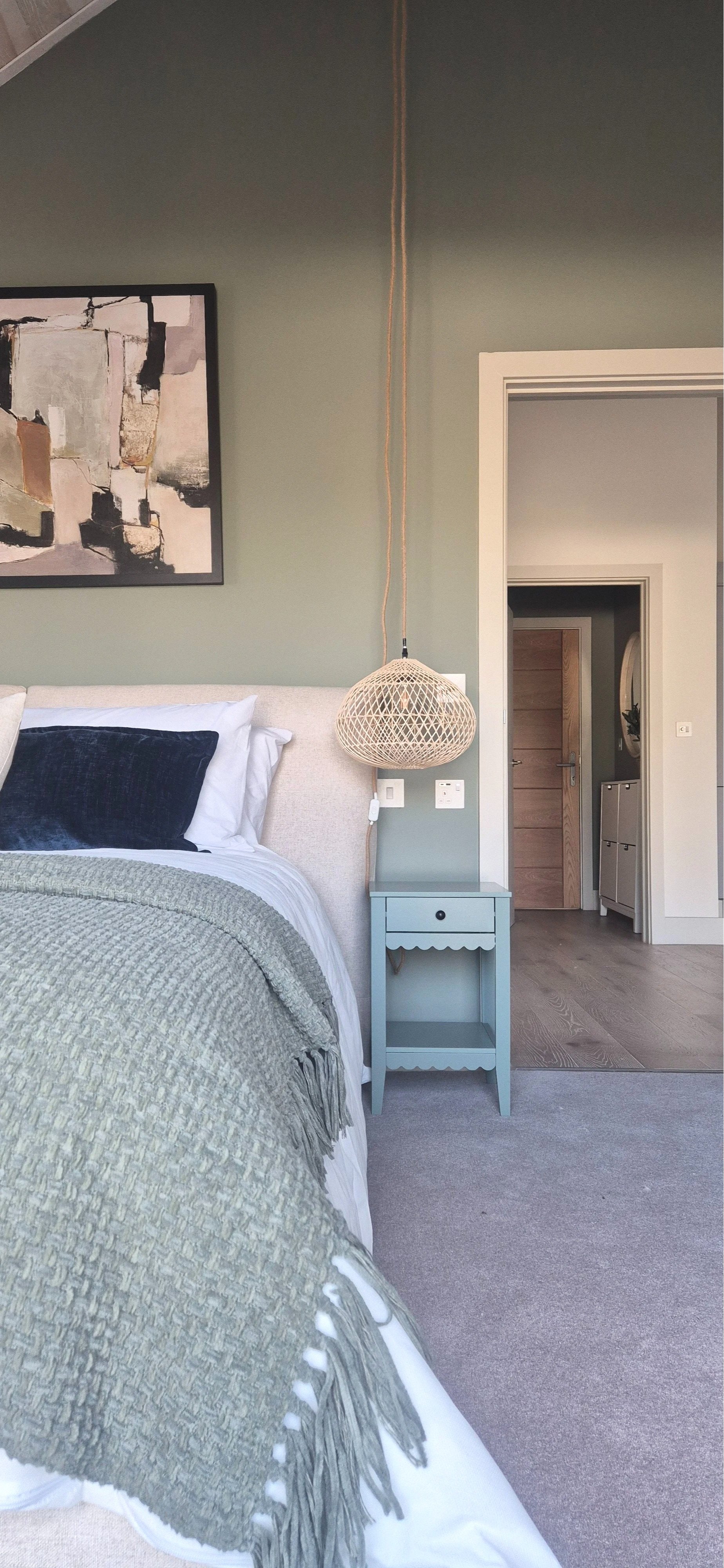 The Hub Property Staging/home staging of a modern rustic living room in show home/ Devon