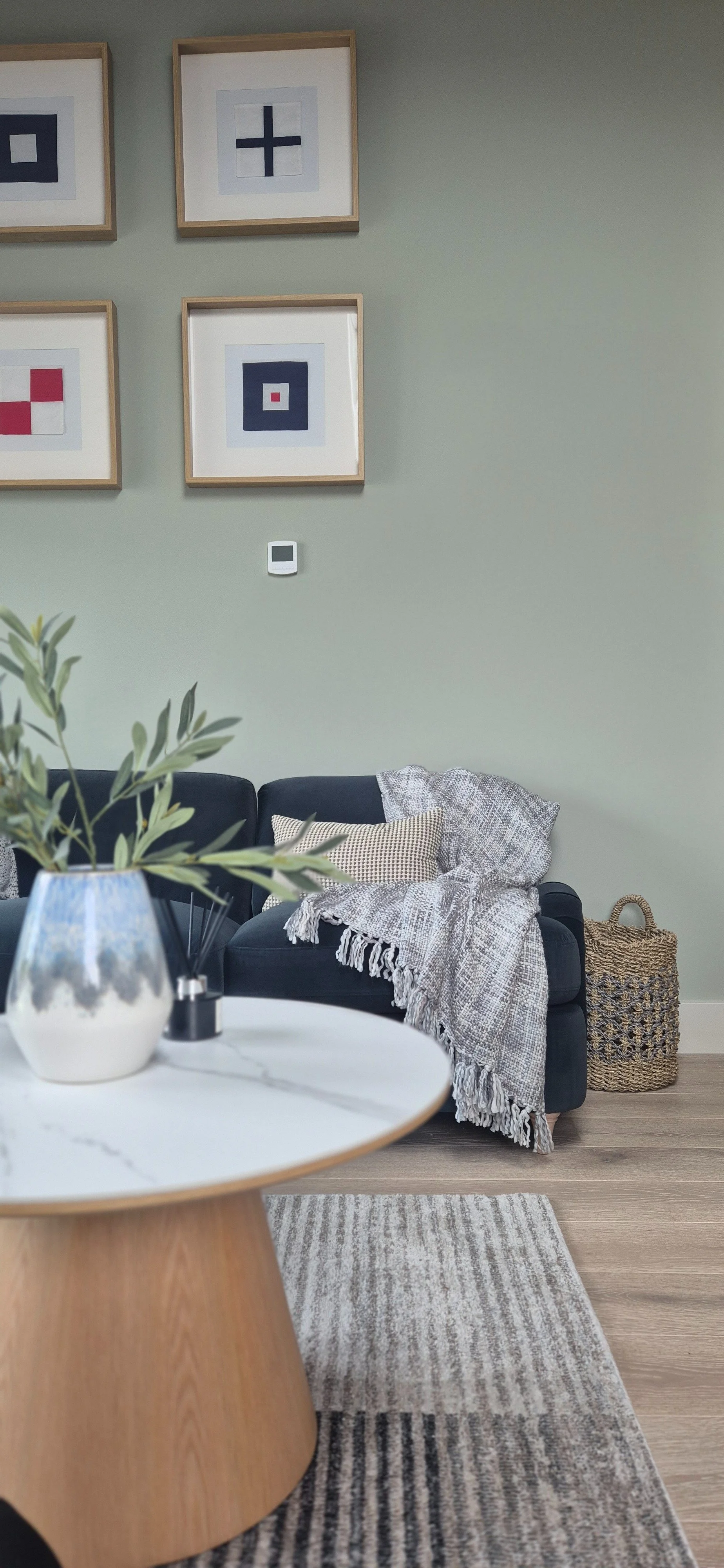 The Hub Property Staging/home staging of a modern rustic bedroom in show home/ Devon