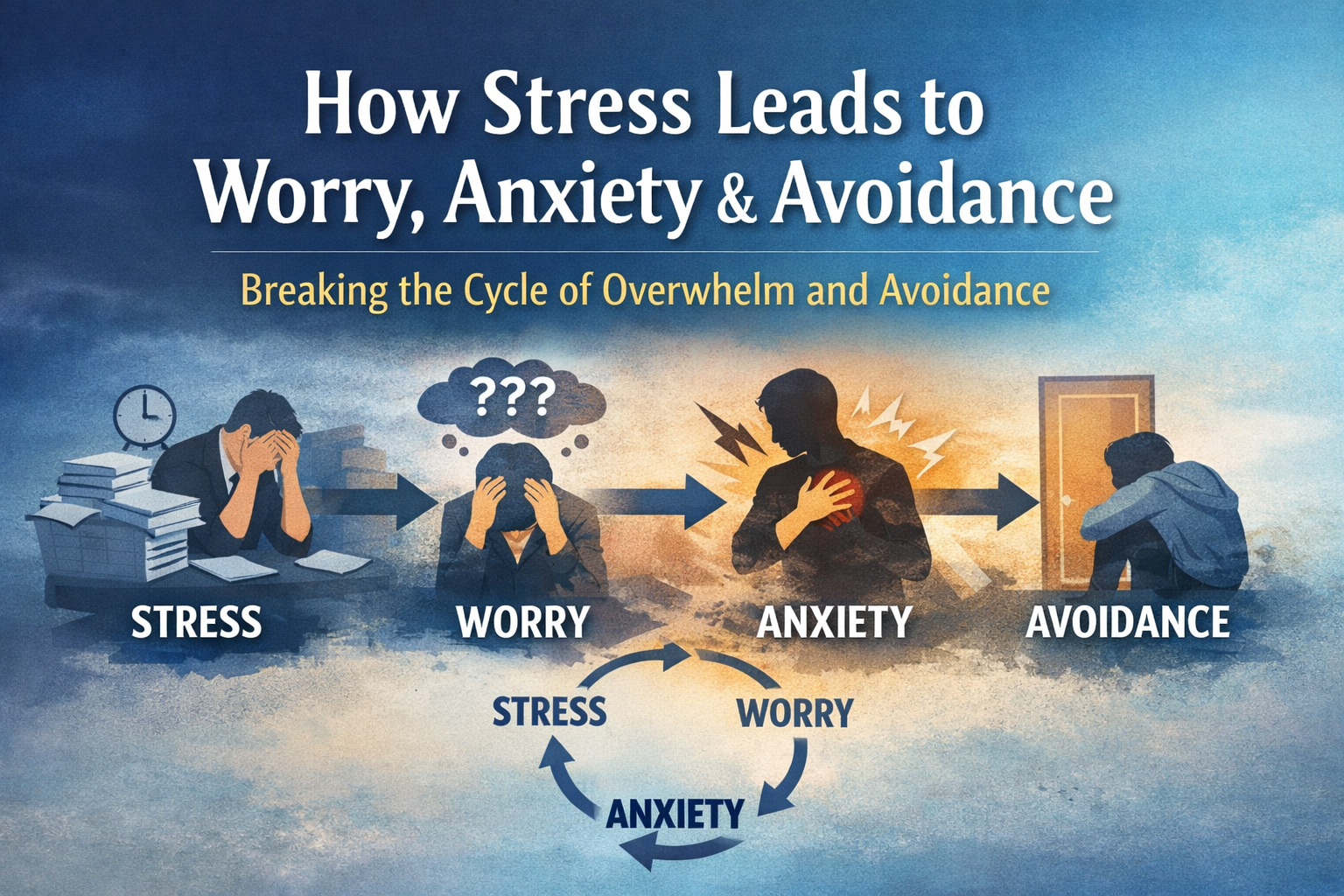 How Stress Turns Into Worry and Why That Can Lead to Anxiety and Avoidance
