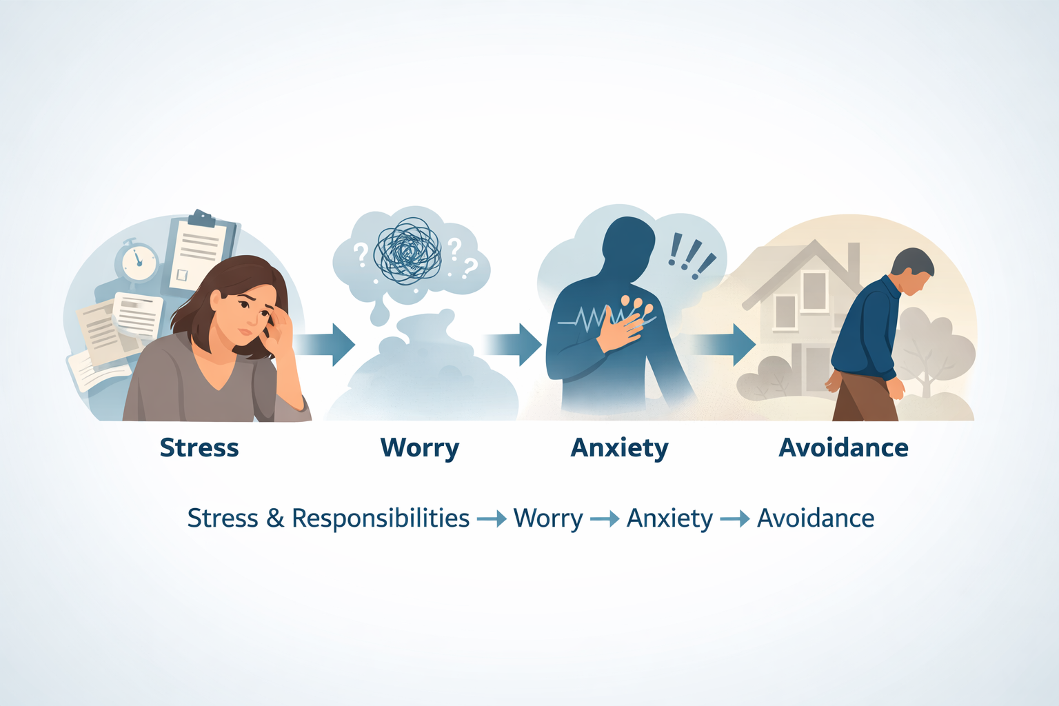 How Stress and Responsibility Can Increase Anxiety And Why Avoidance Makes It Worse