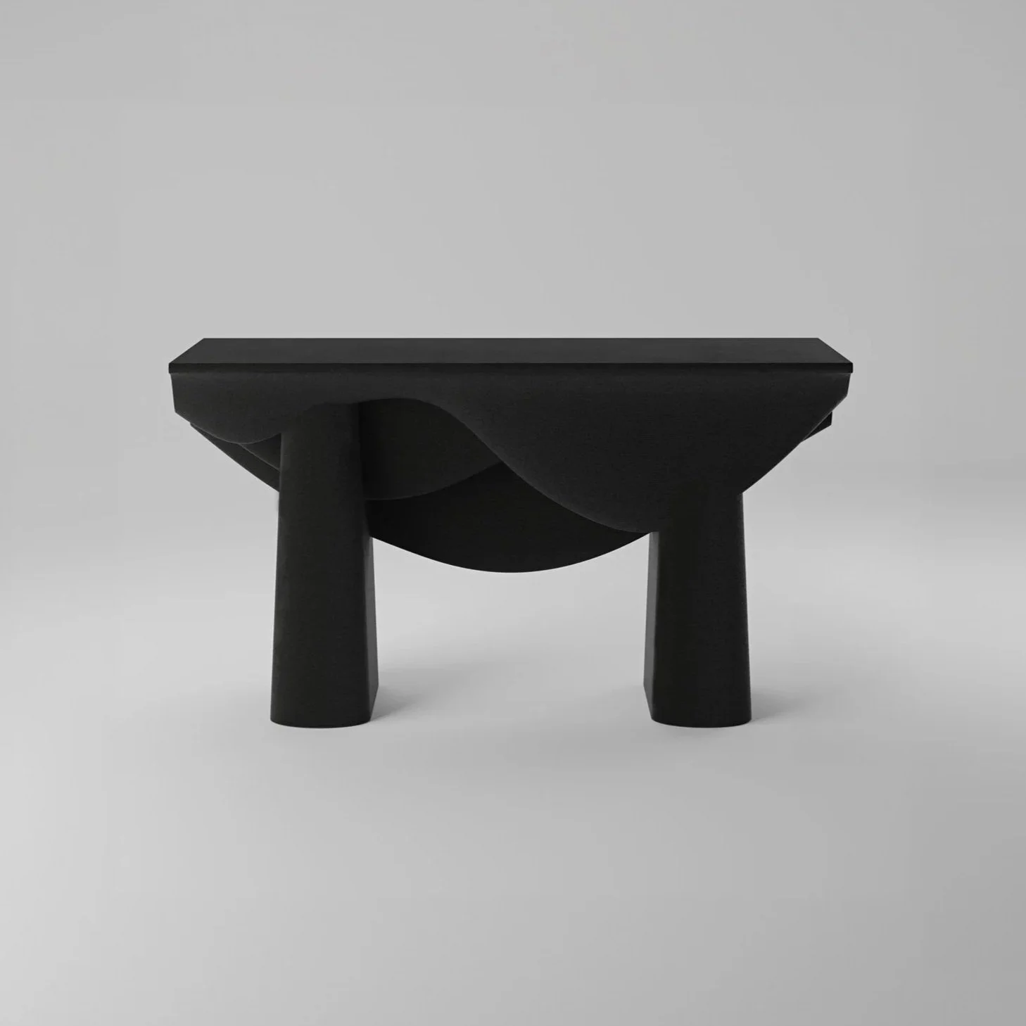 CONTOURAGE QUARTZ SAND CONSOLE TABLE