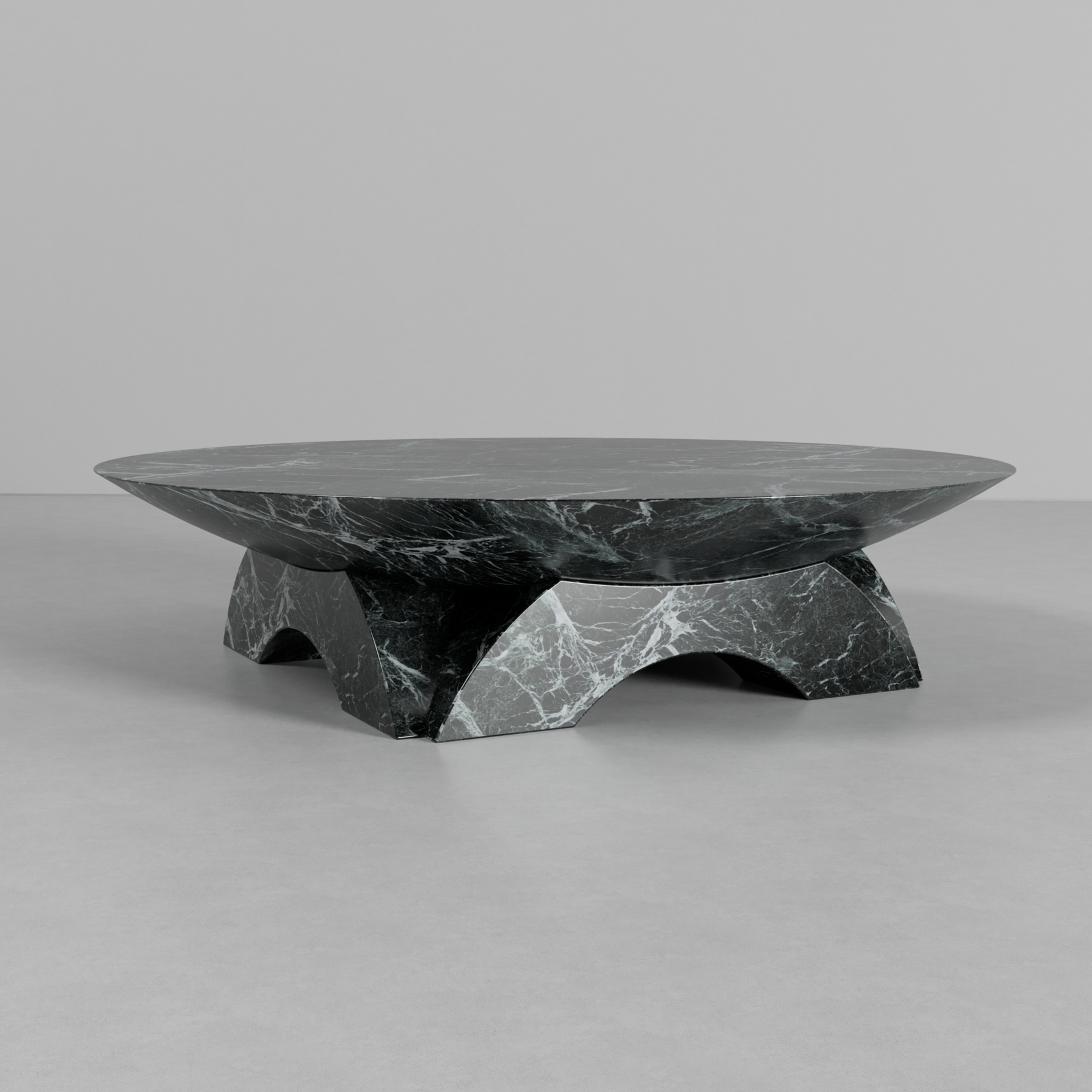 DOME ALPI VERDE MARBLE COFFEE TABLE