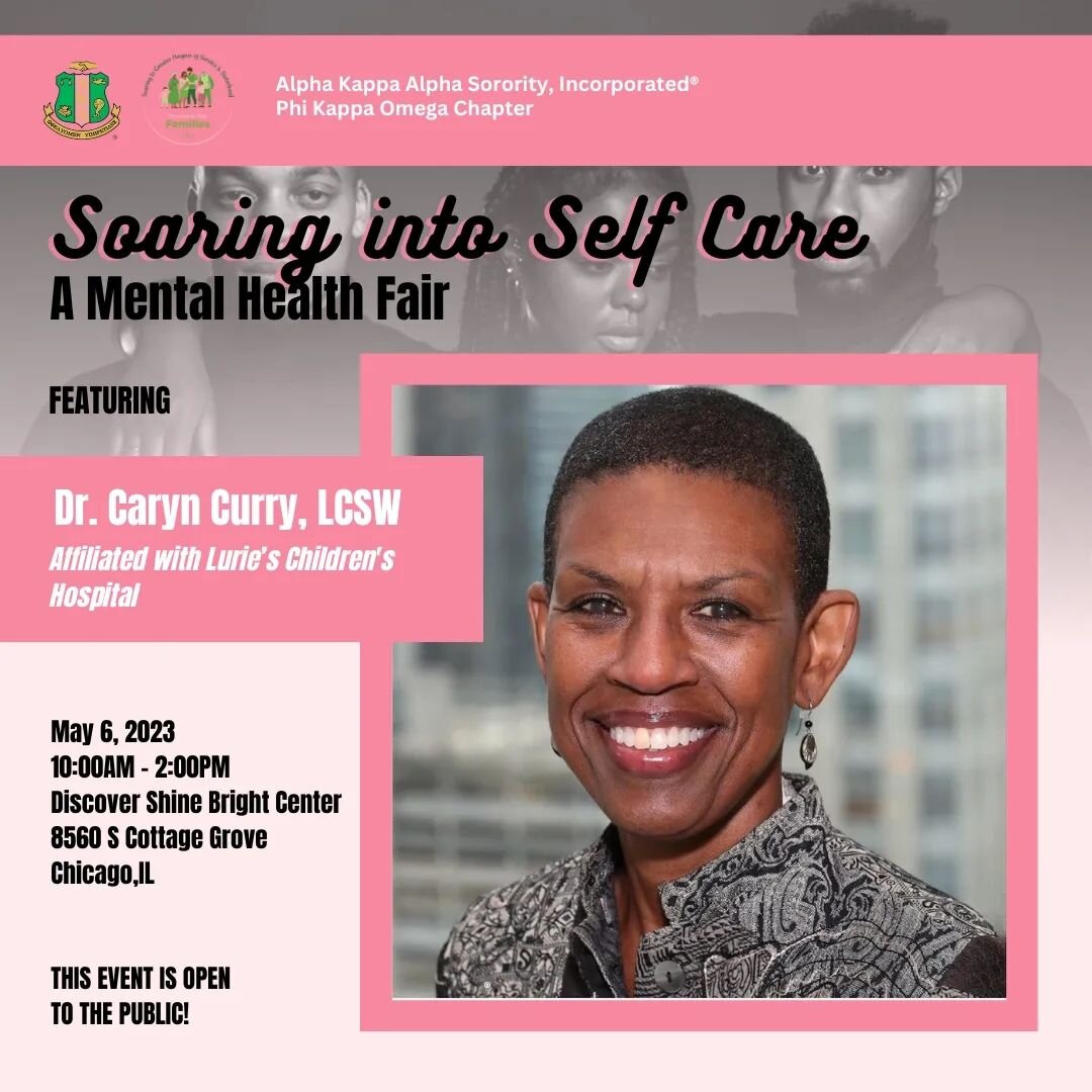 Join Dr. Caryn Curry, LCSW and Phi Kappa Omega Chapter as we&nbsp;Soar into Self Care: A Mental Health Fair!&nbsp;We will discuss important issues pertaining to mental health, including coping with trauma, suicide prevention, and how to identify your