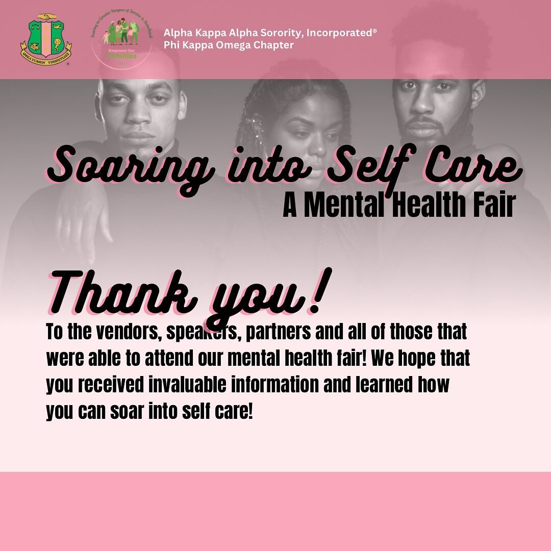 Phi Kappa Omega would like to send a huge thank you to all those that came out to support our mental health fair as well as all those that helped make this event a success! We hope that you received invaluable information and learned how you can cont