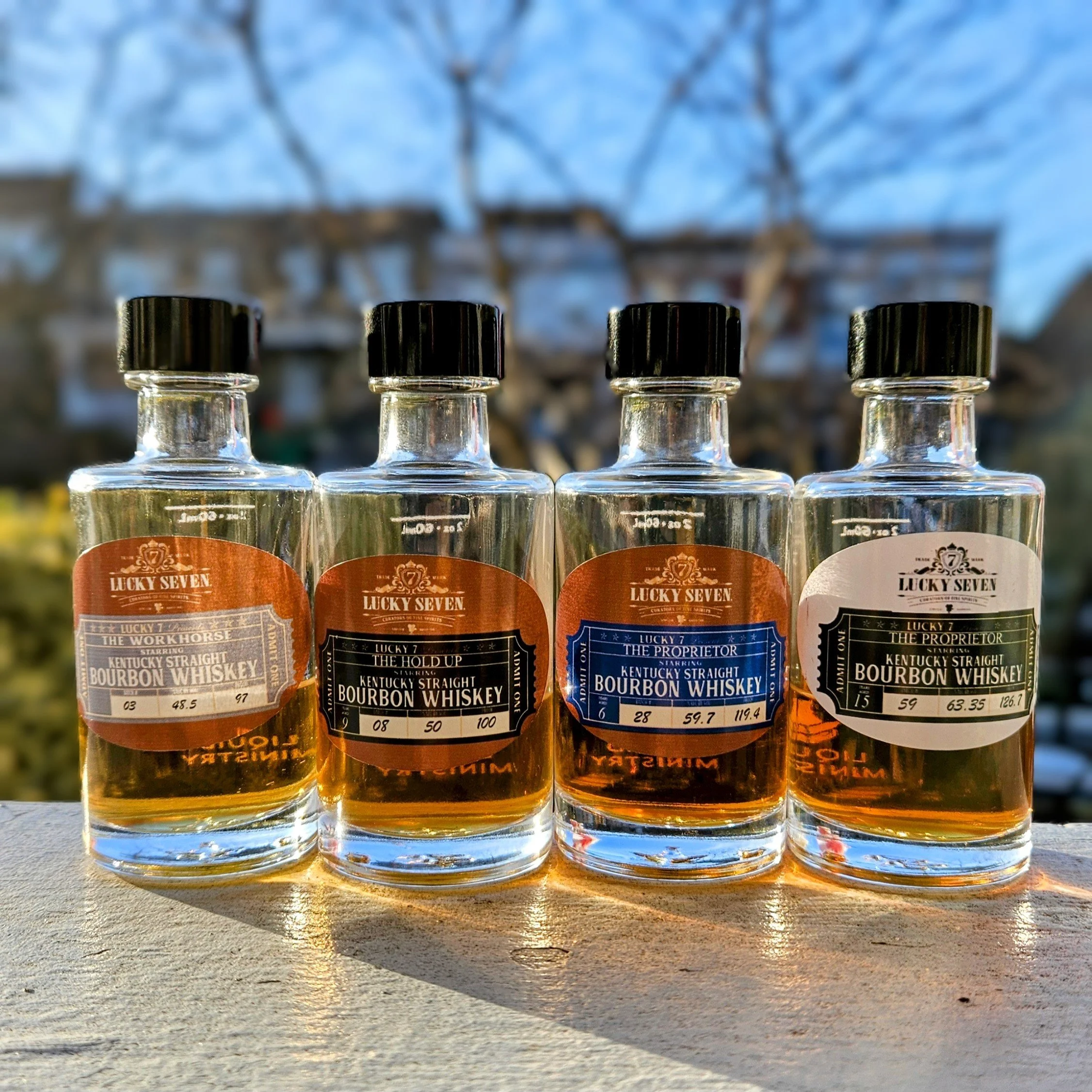 終売の希少Virgin Bourbon 10年・7年セット Lucky Seven Sampler! Part 2: Workhorse, Hold Up, Proprietor (6 YR