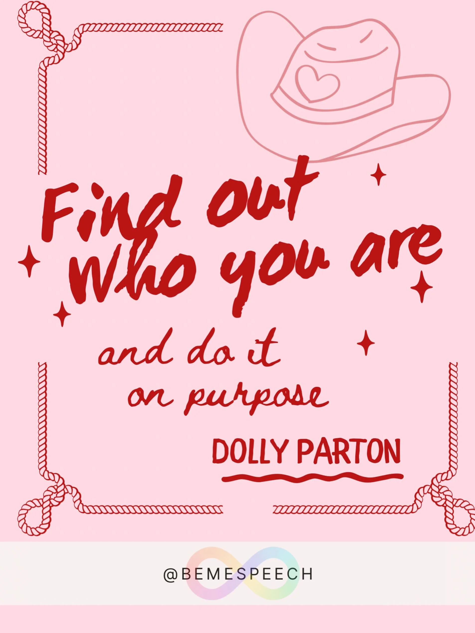 &ldquo;Find out who you are and do it on purpose.&rdquo; #DollyParton