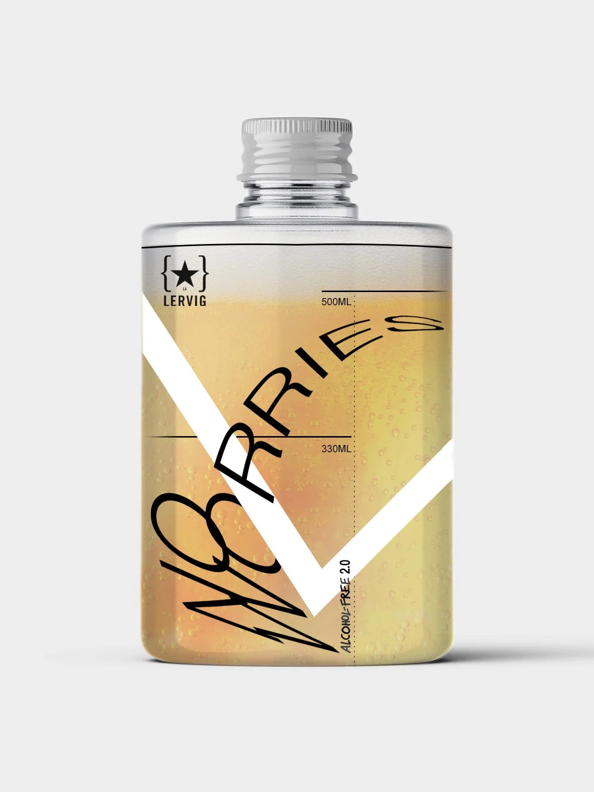 Drinks packaging exploration for No Worries alcohol-free and low-alcohol craft beer