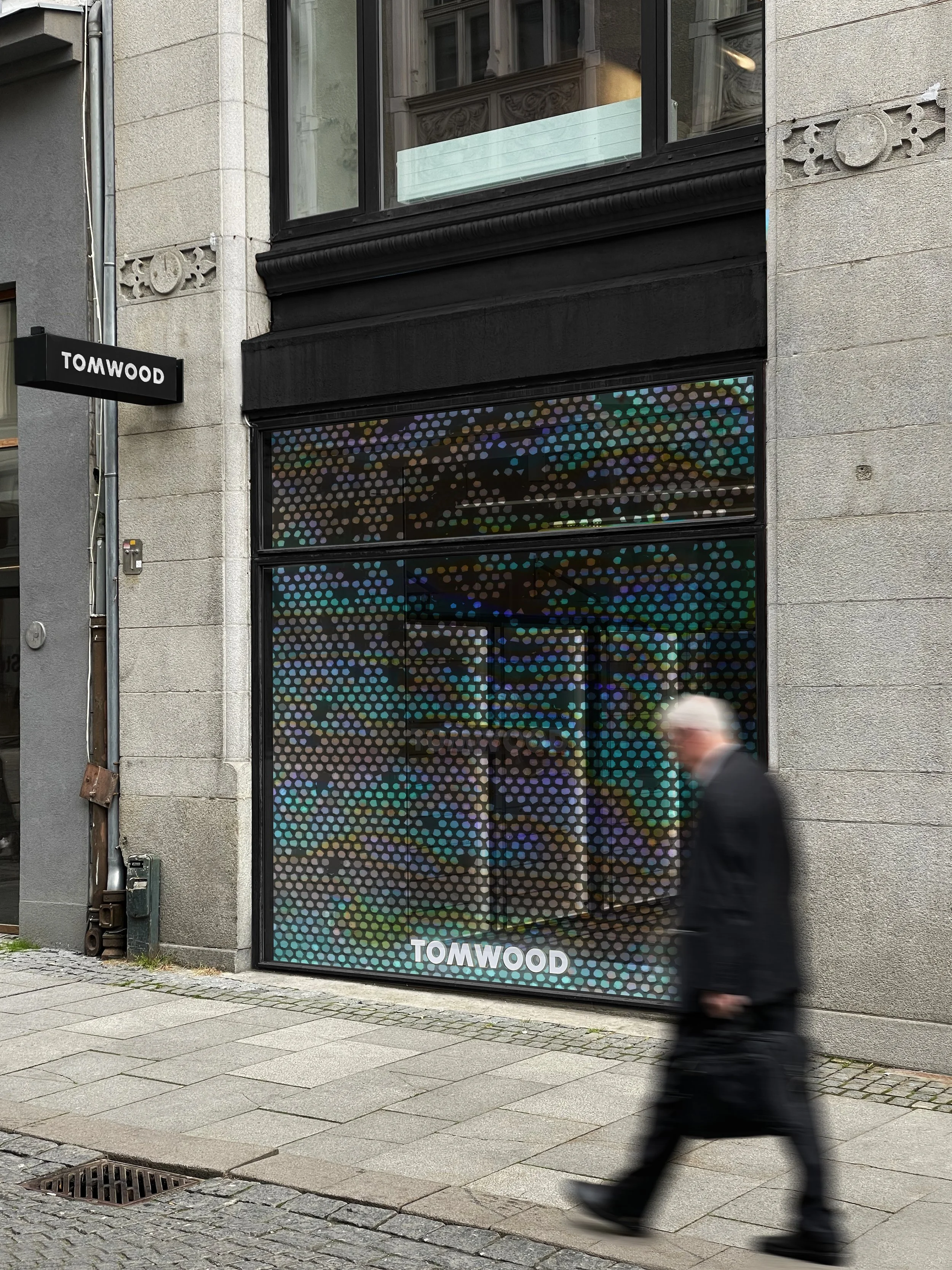 Storefront design study for Tom Wood