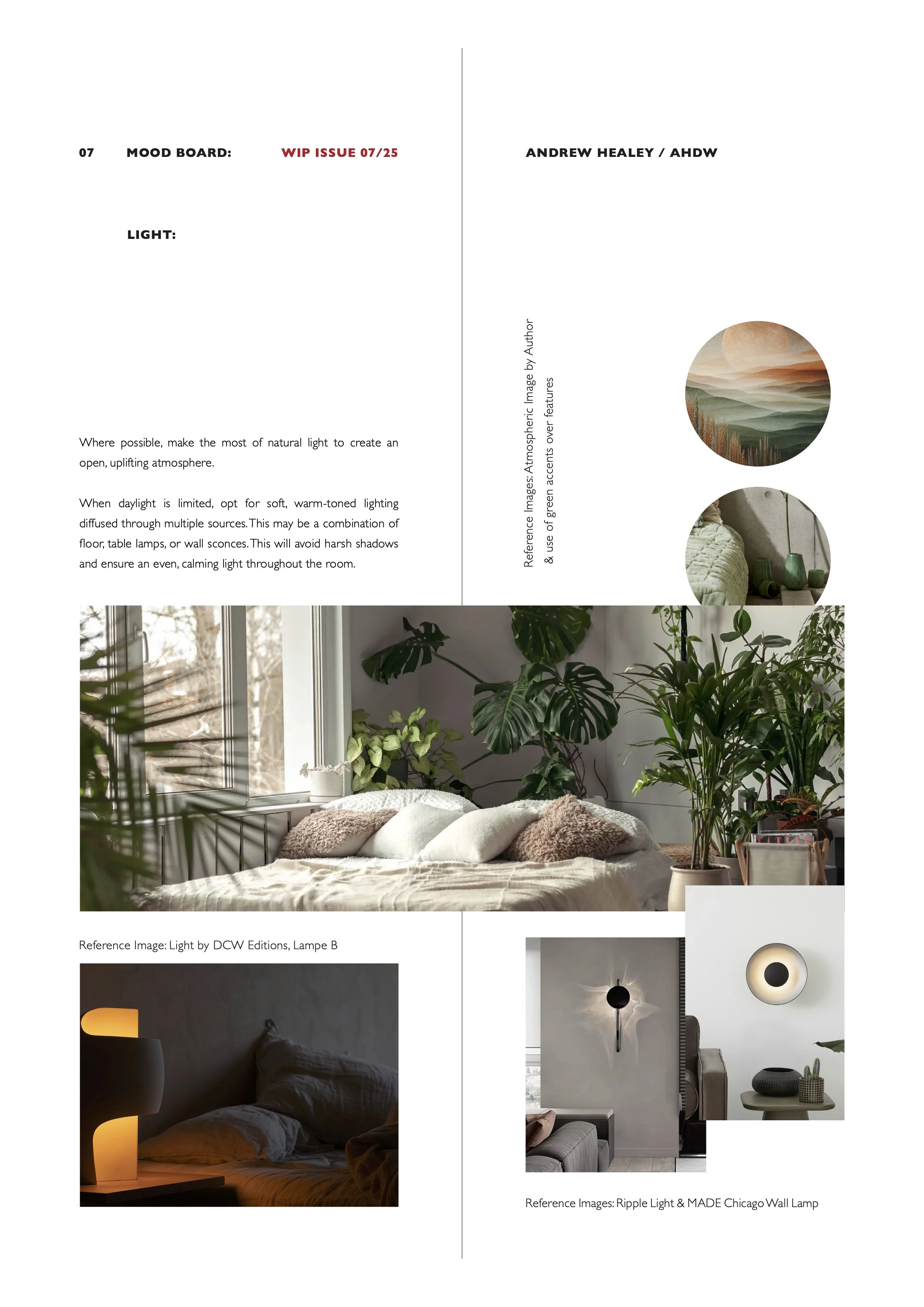 Interior concept design proposal for a therapy studio in Cornwall by AHDW Architecture