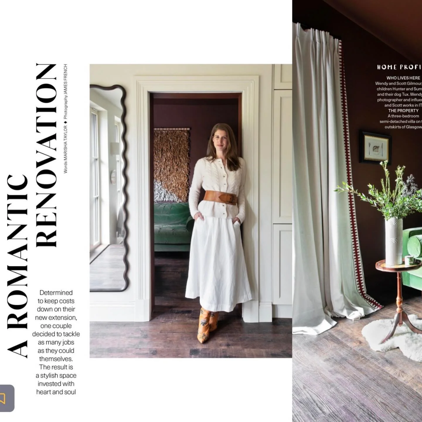 New blog post - link in bio 📲showing our latest feature for @housebeautifuluk about our fabulous friend and brilliant influencer @wendyhgilmour⁠
Read all about the herculean efforts and lengths Wendy and her husband Scott went to create their beauti