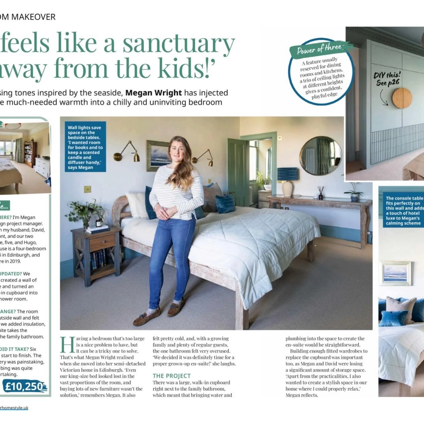 There is something incredibly satisfying about creating a feature about one room. It feels so much more realistic. This is how most people achieve a beautiful home, by tackling one room at a time, in depth, and really resolving every detail. This bea