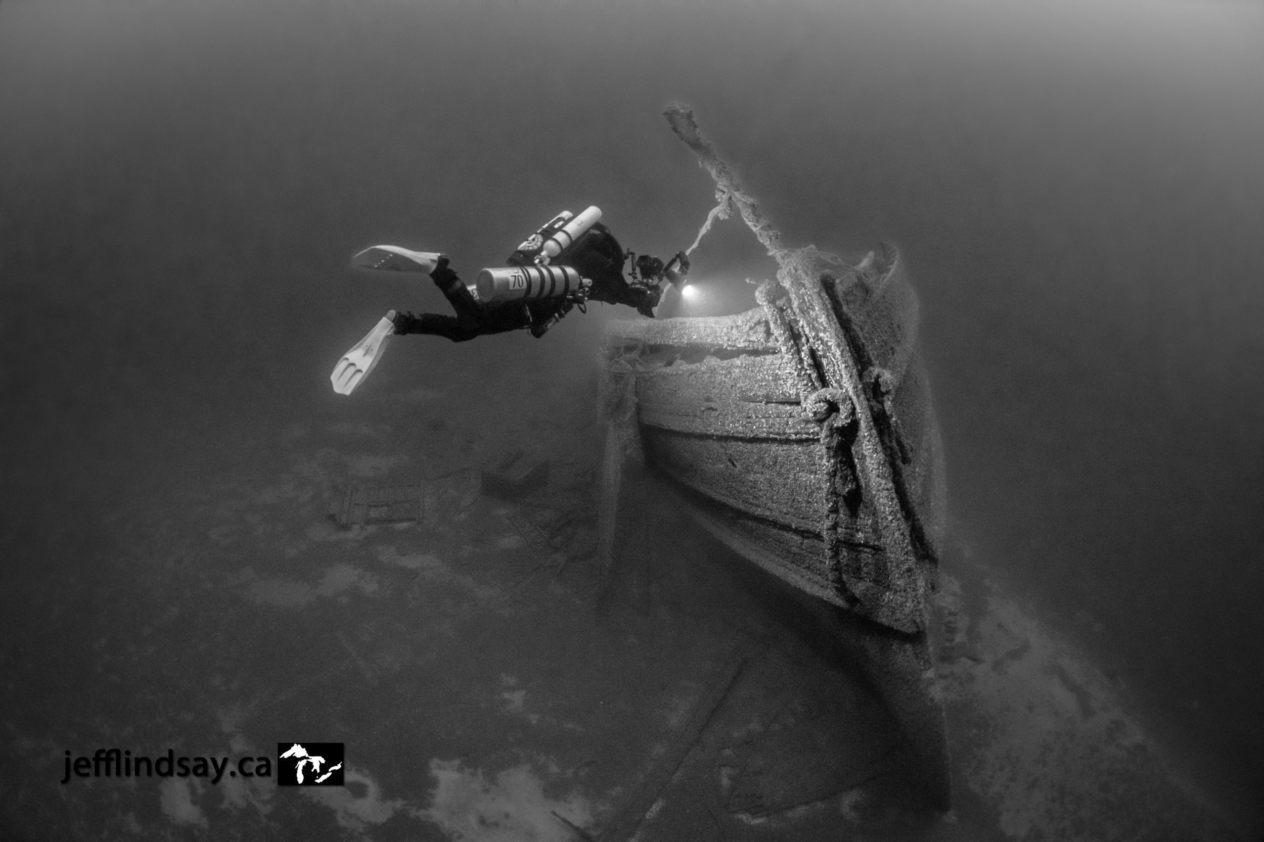 SS Vernon Bow Diver BW