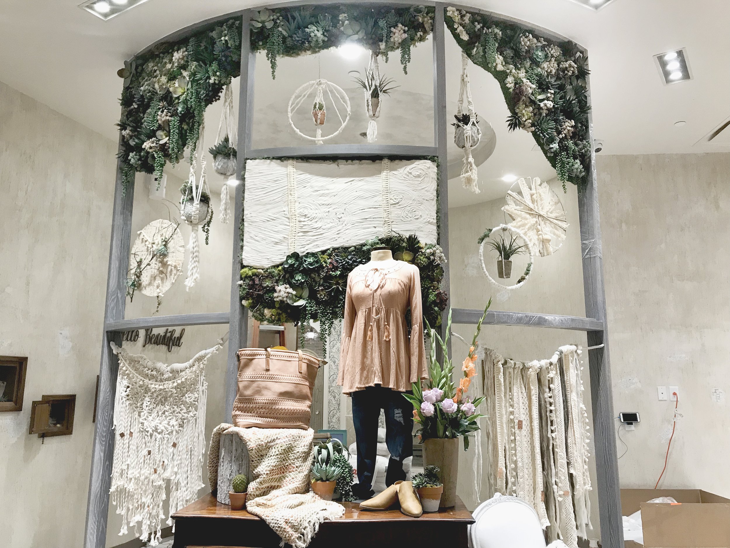 Altar'd State Custom Wall Installation