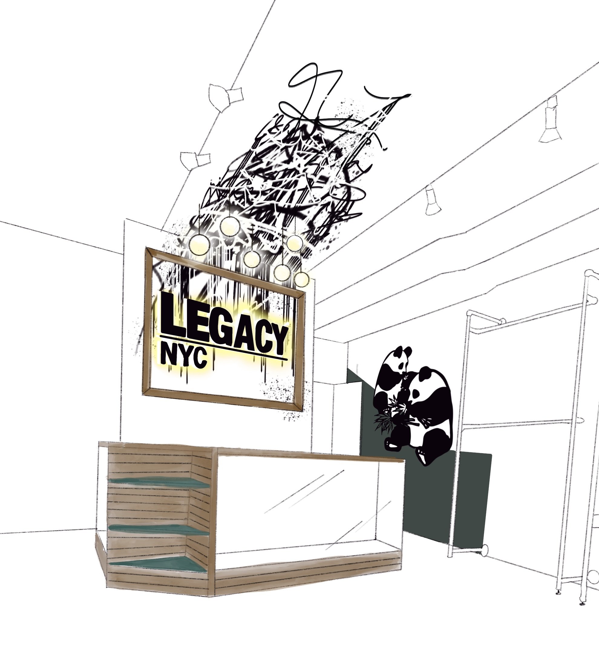 Legacy Store Design Cashwrap