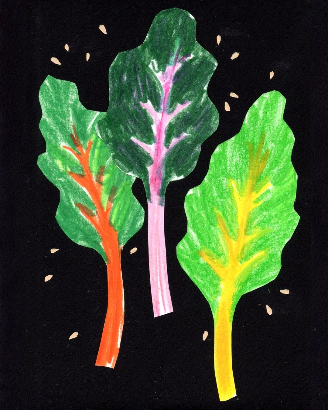 swiss chard + tahini 