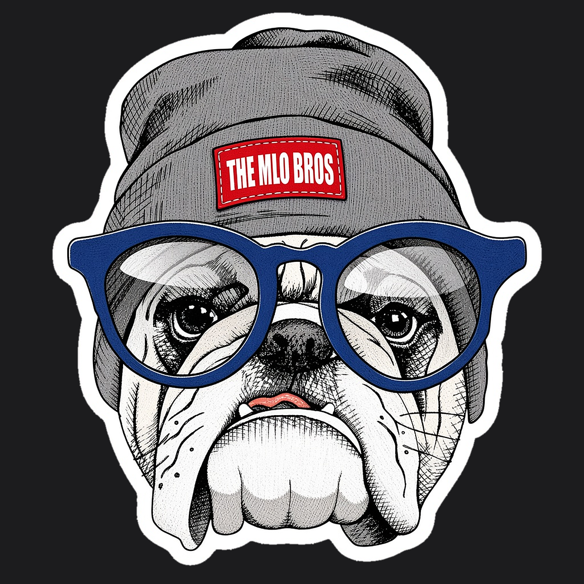 MLO Bros bulldog logo