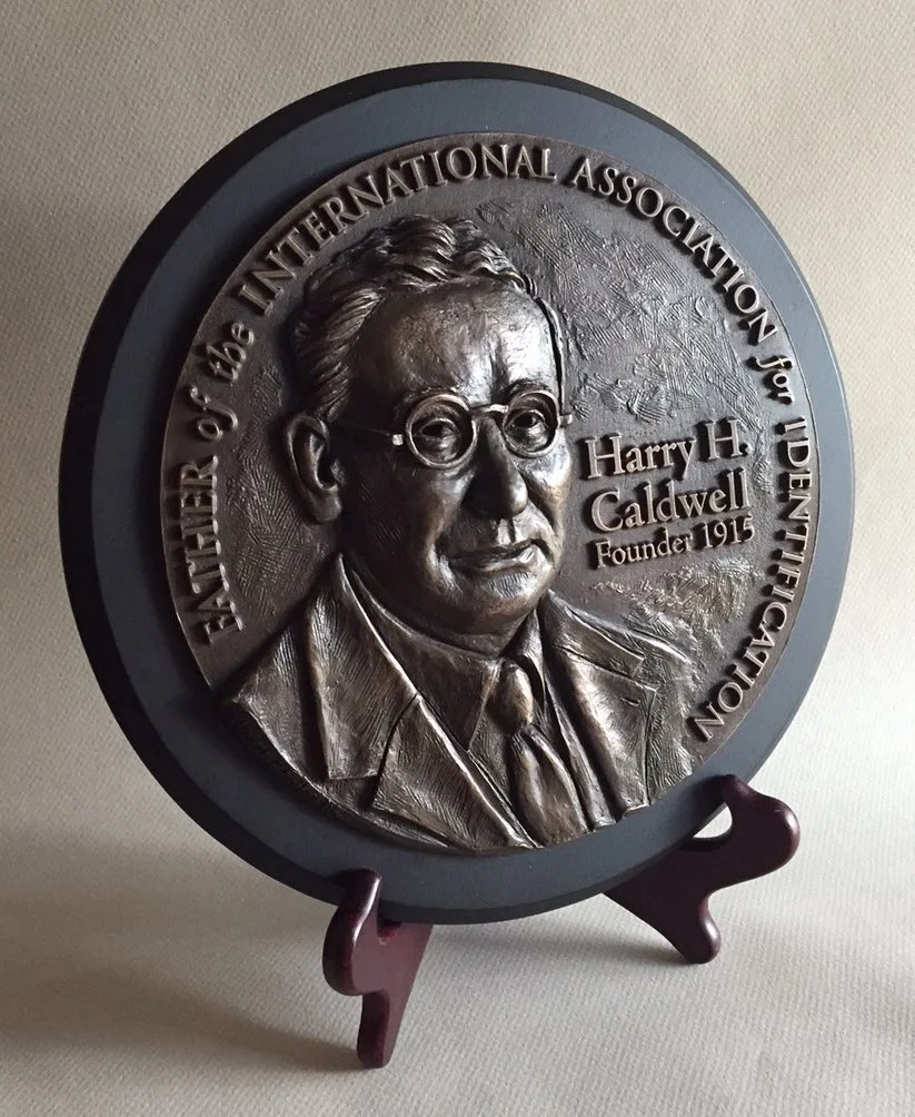 Karen T Taylor Harry H. Caldwell IAI Founder Bas Relief Bronze Plaque