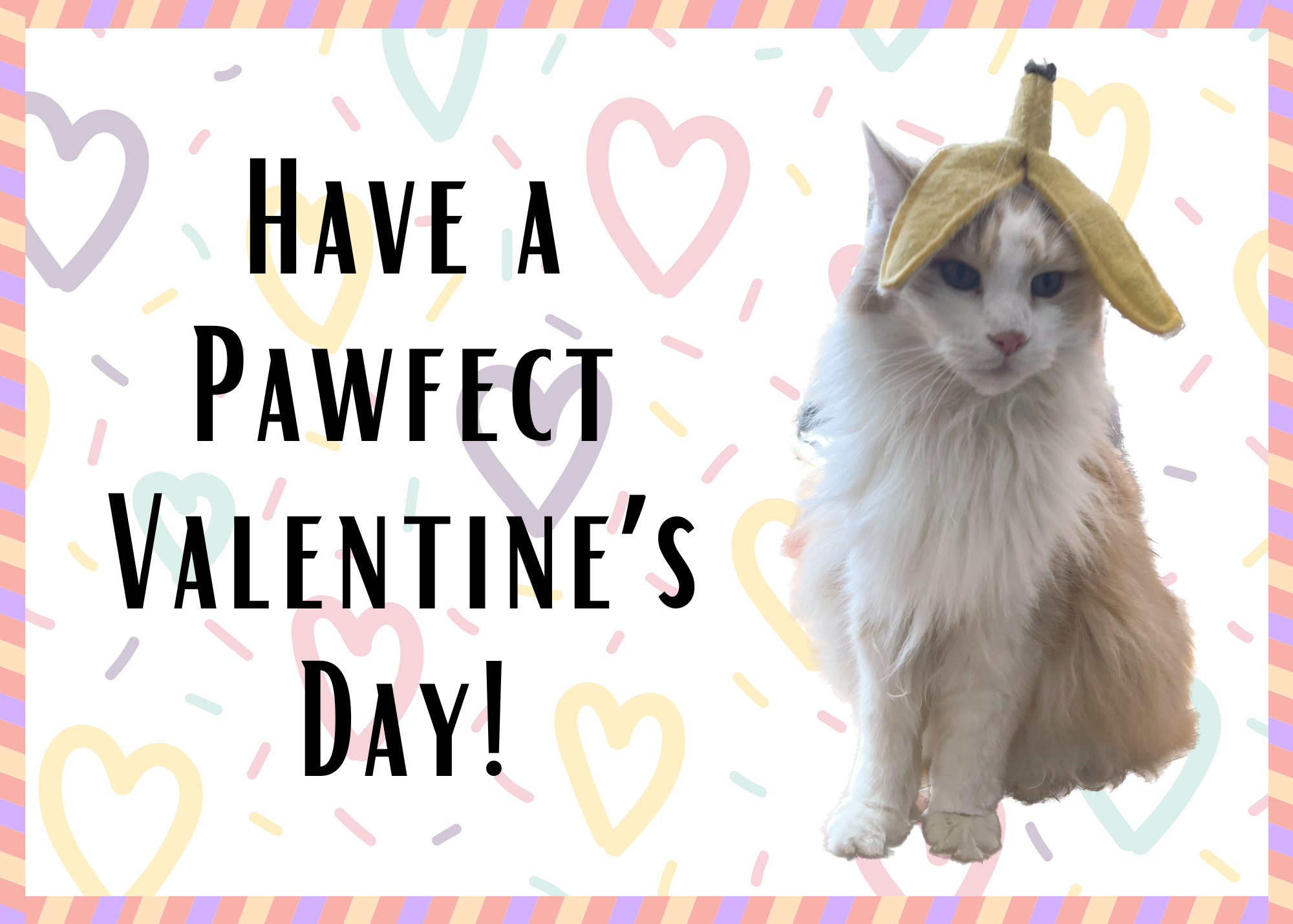 Pink and Red Cute Minimalist Dog Valentines Day Card.png