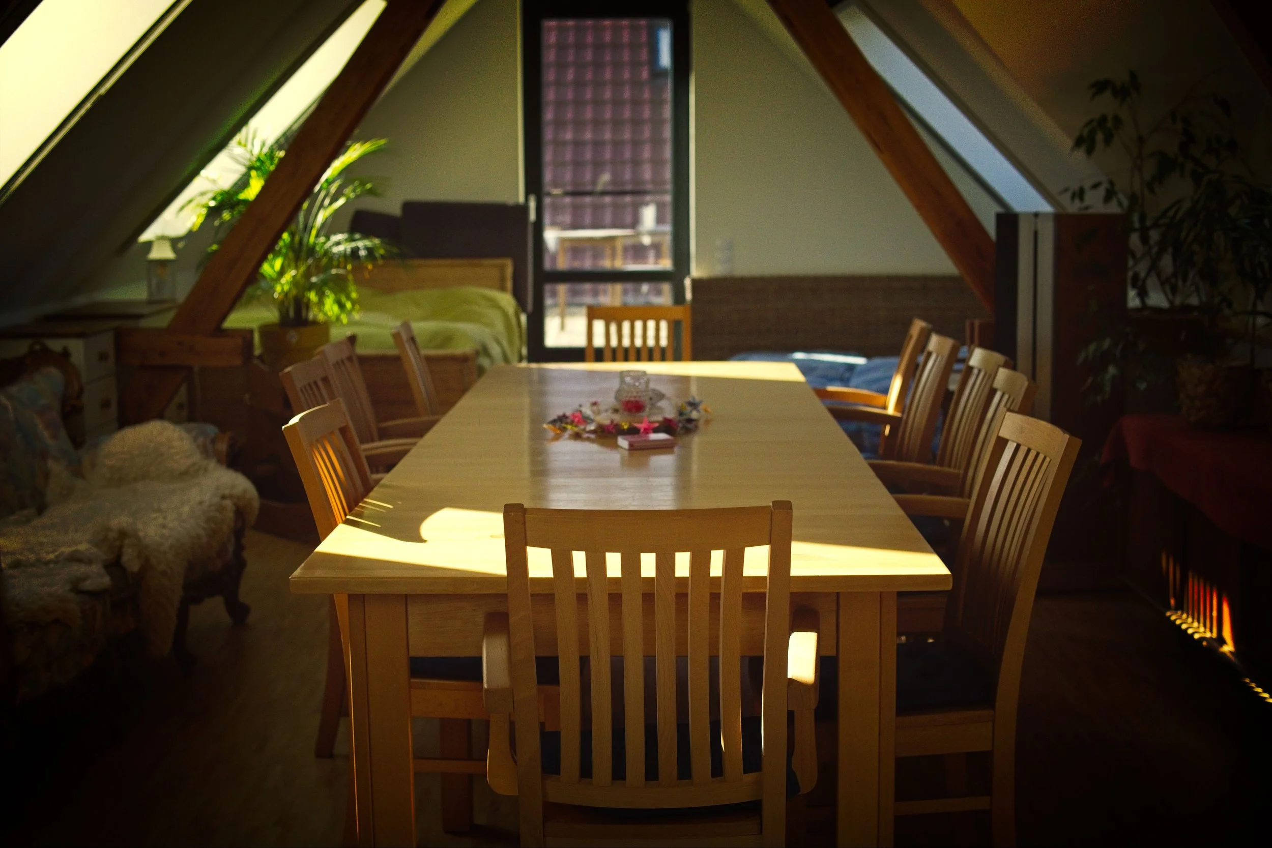 das "Appartment" mit angeschlossener Dachterasse