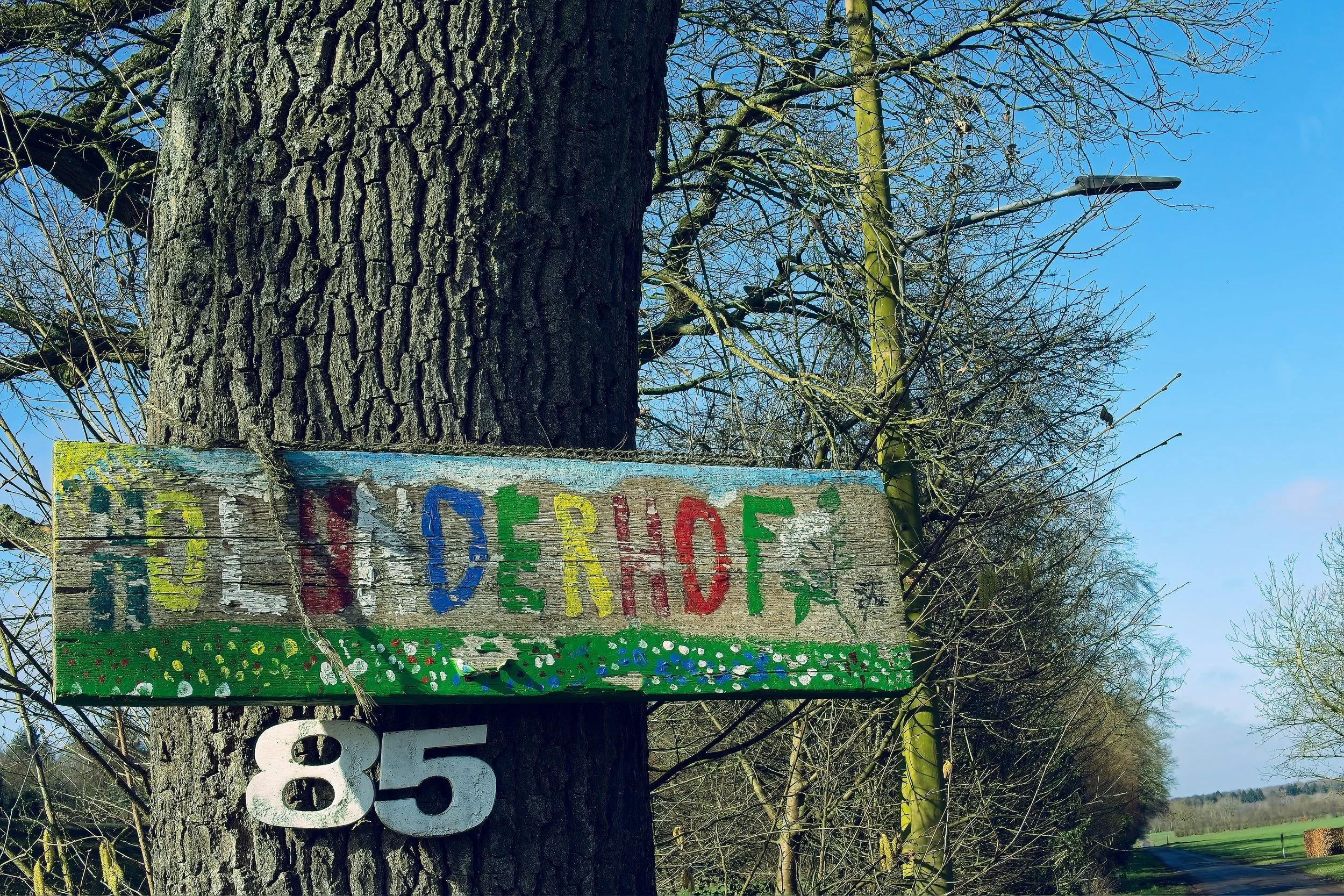 Willkommenschild Holunderhof