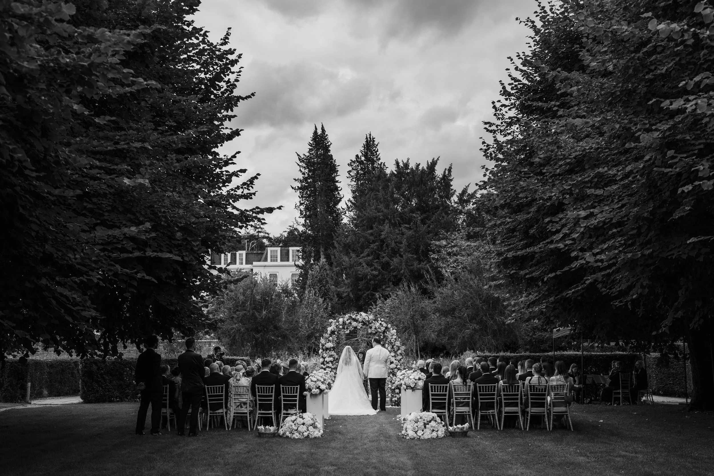 A Summer Wedding at Coworth Park Captured on Film and Digital  