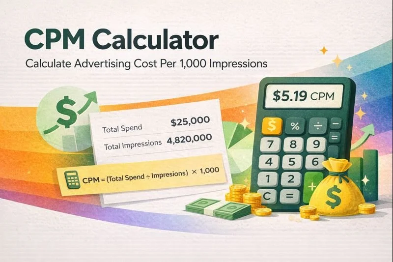 CPM Calculator: Calculate Your Advertising Cost Per 1,000 Impressions