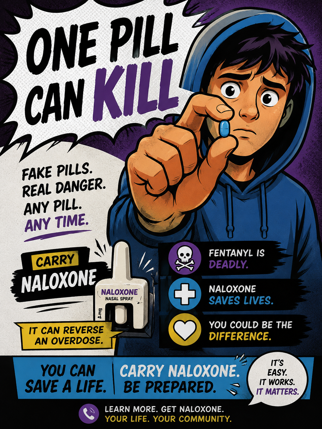 SAMHSA Funded Naloxone Education &amp; Fentanyl Awareness Campaign