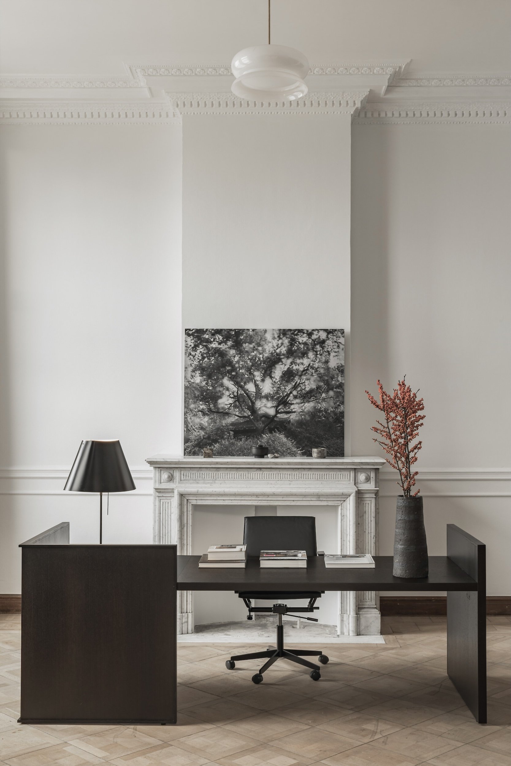 Monica Chair and Lucca Side Table by Bulo Design x Gensler