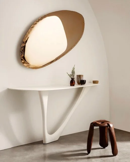 Blown steel mirror Rondo by Zieta Studio FIDU processdesign