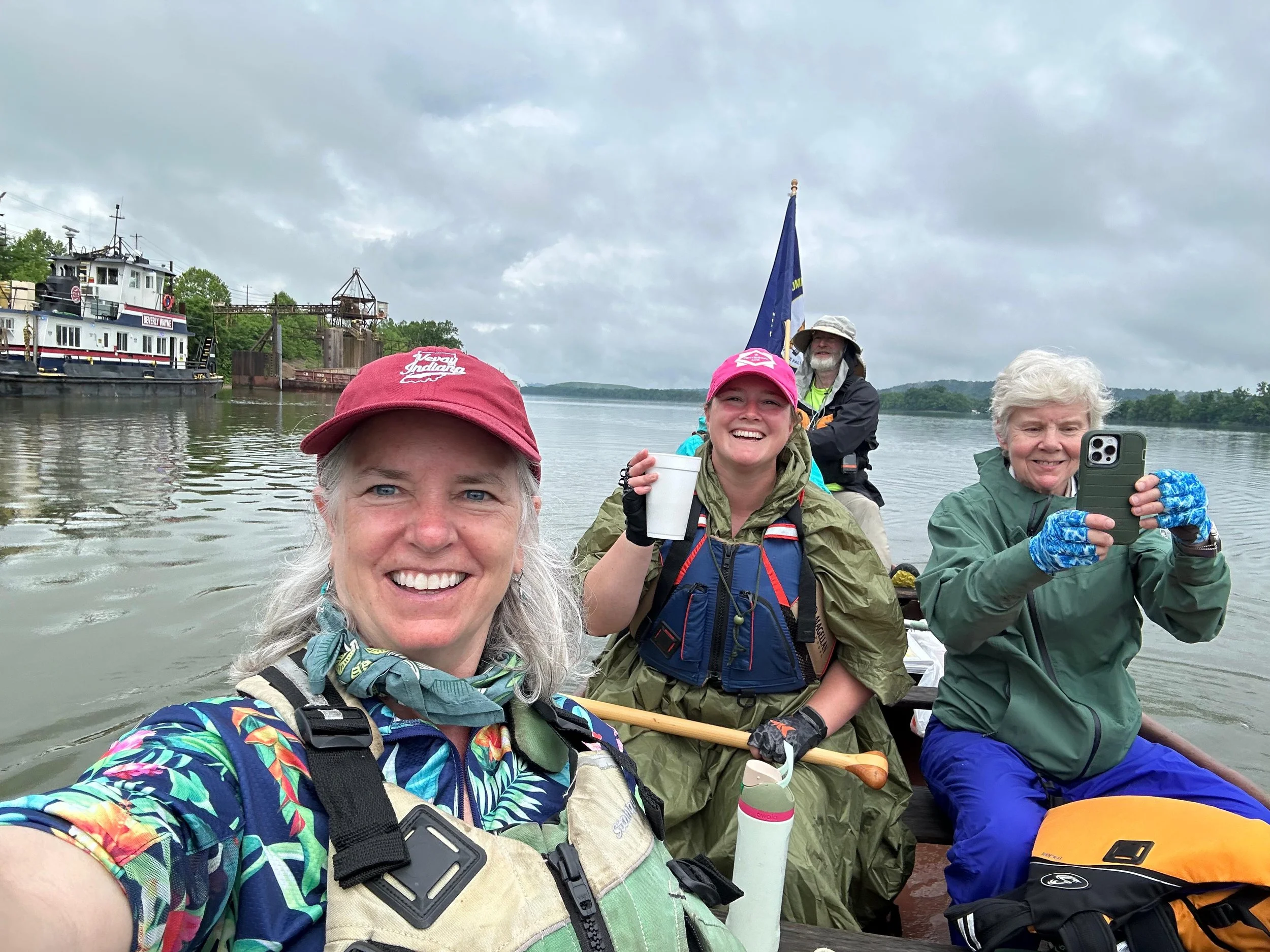 We paused our paddle, but not our mission