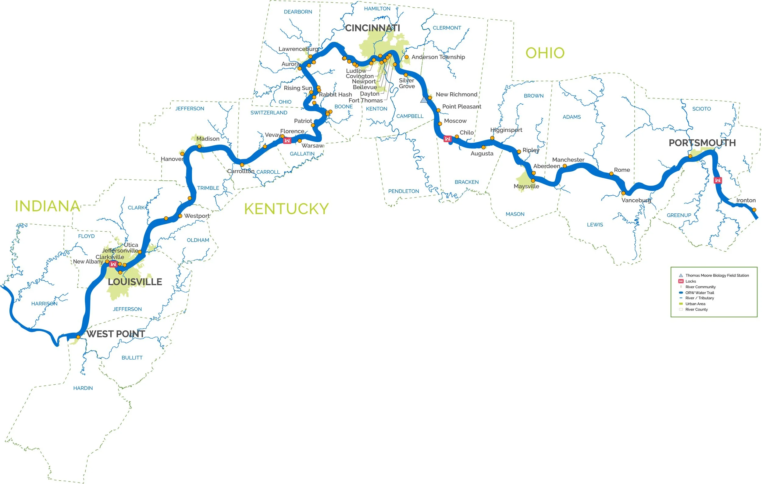 River Towns — Ohio River Way
