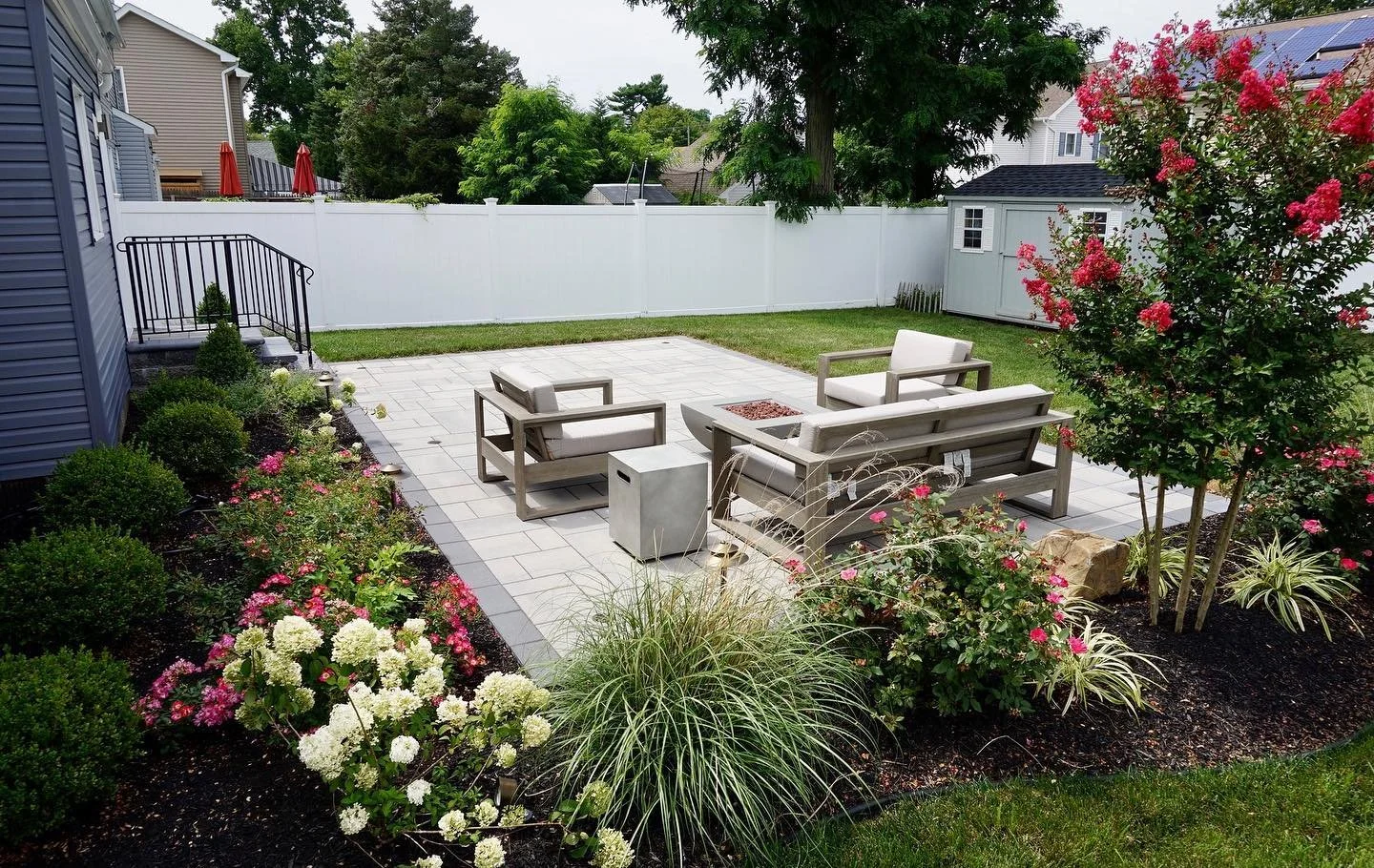 Spring Lake Heights, NJ: Rear Paver Patio & Landscape