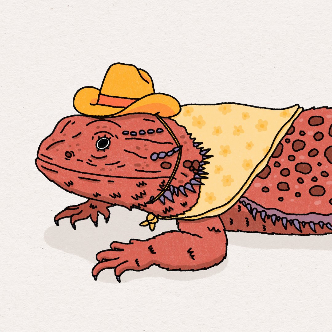 Bearded Dragon Print