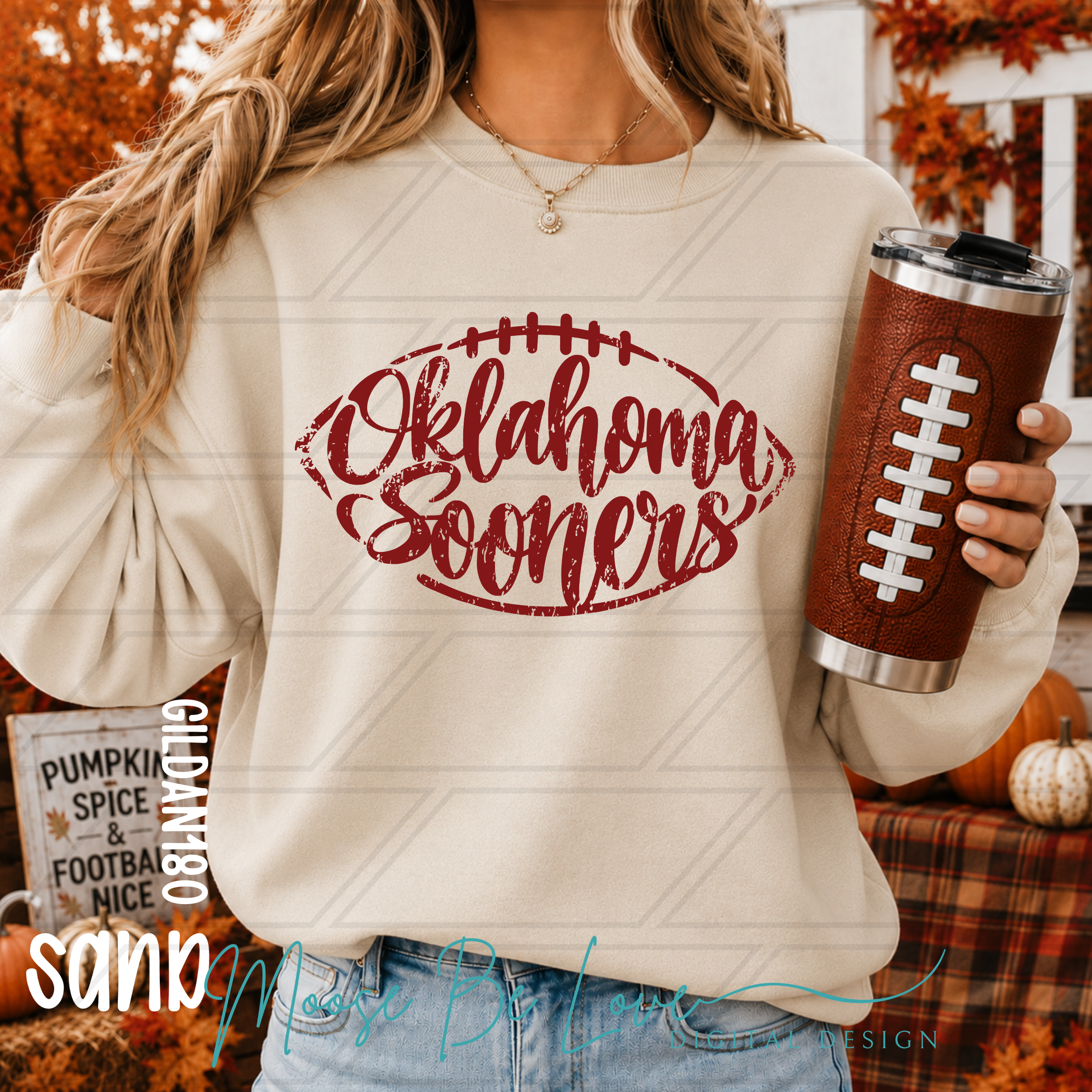 SOONERS FOOTBALL TYPOGRAPHY BUNDLE