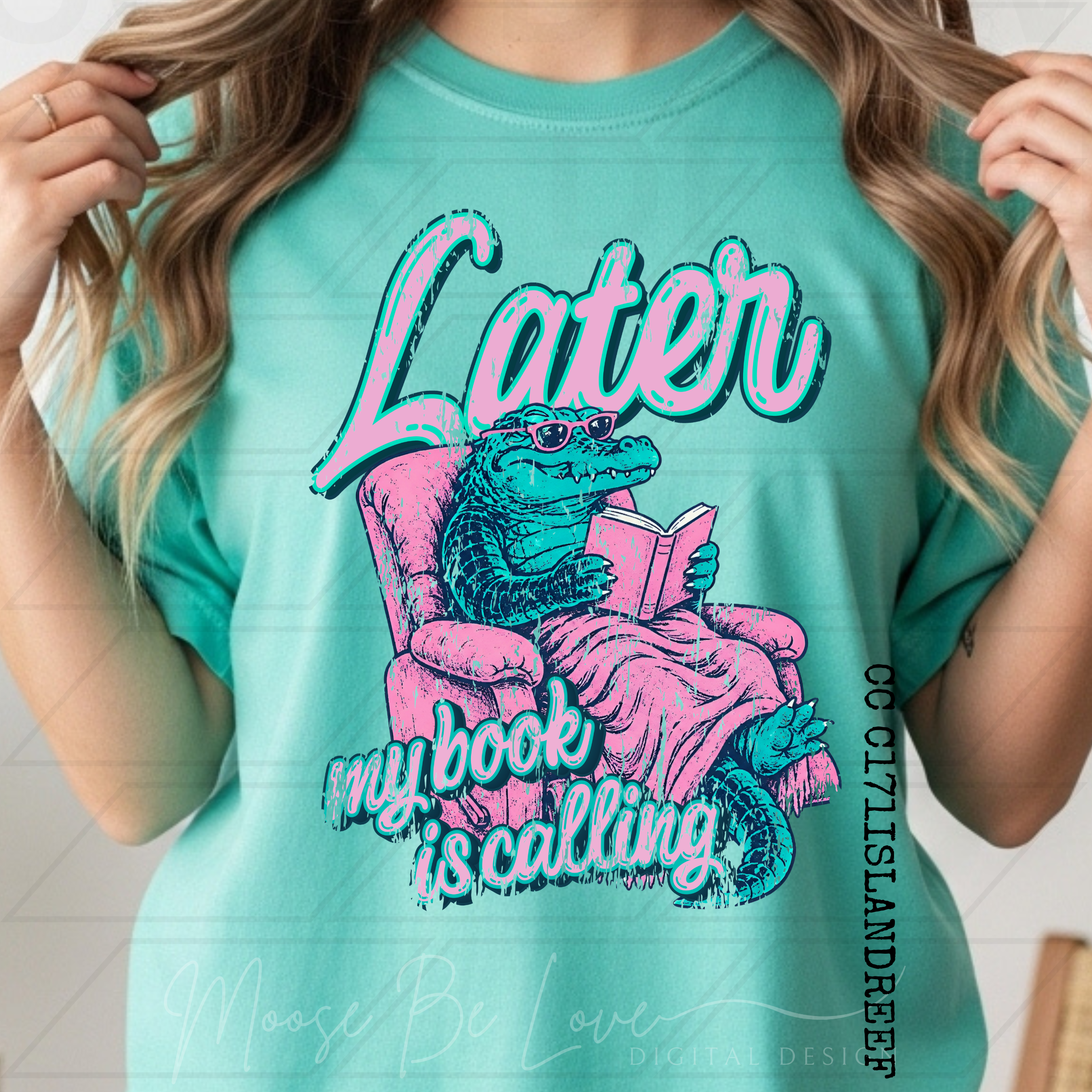 LATER GATOR MY BOOK IS CALLING PNG