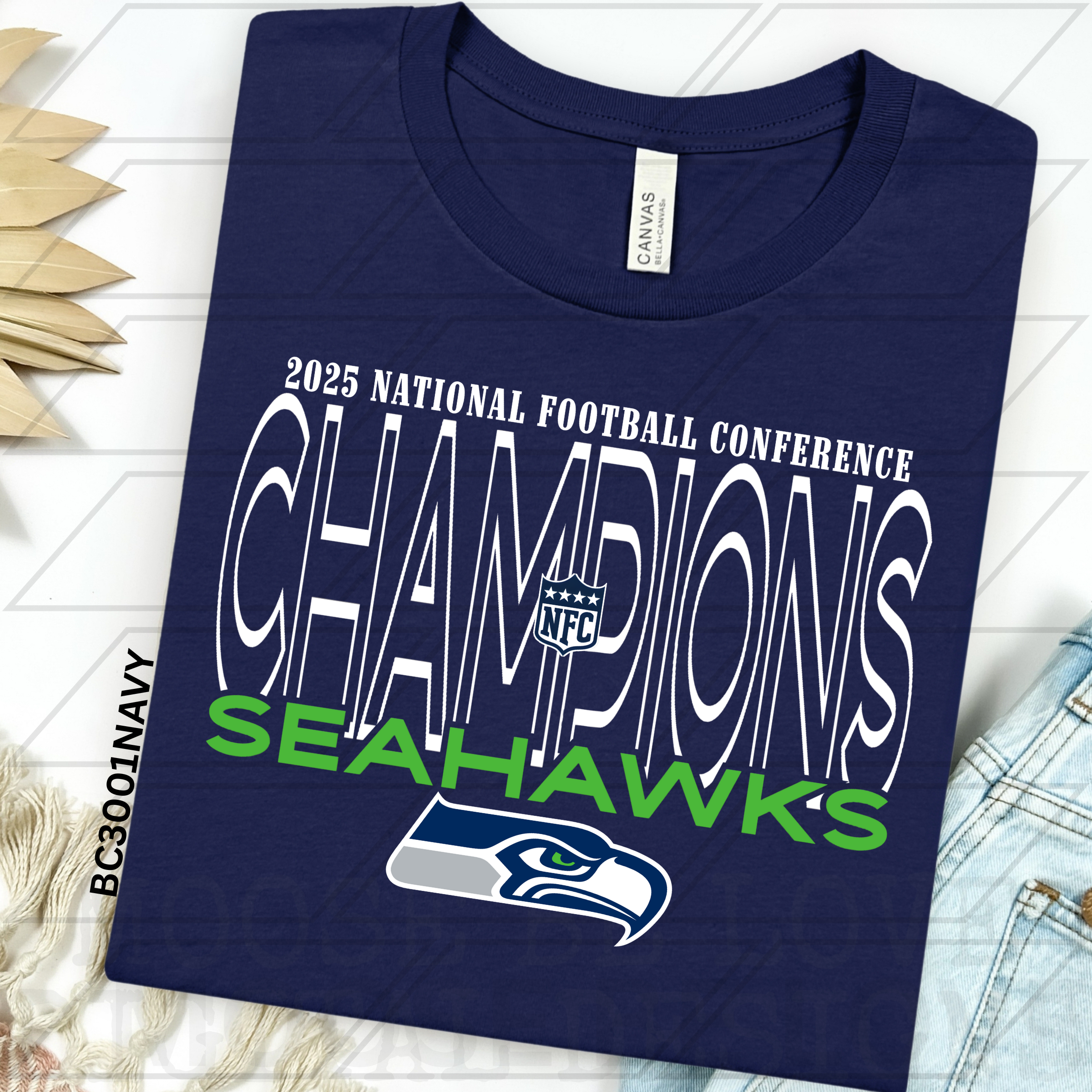 SEAHAWKS 2025 NFC CHAMPIONS PNG