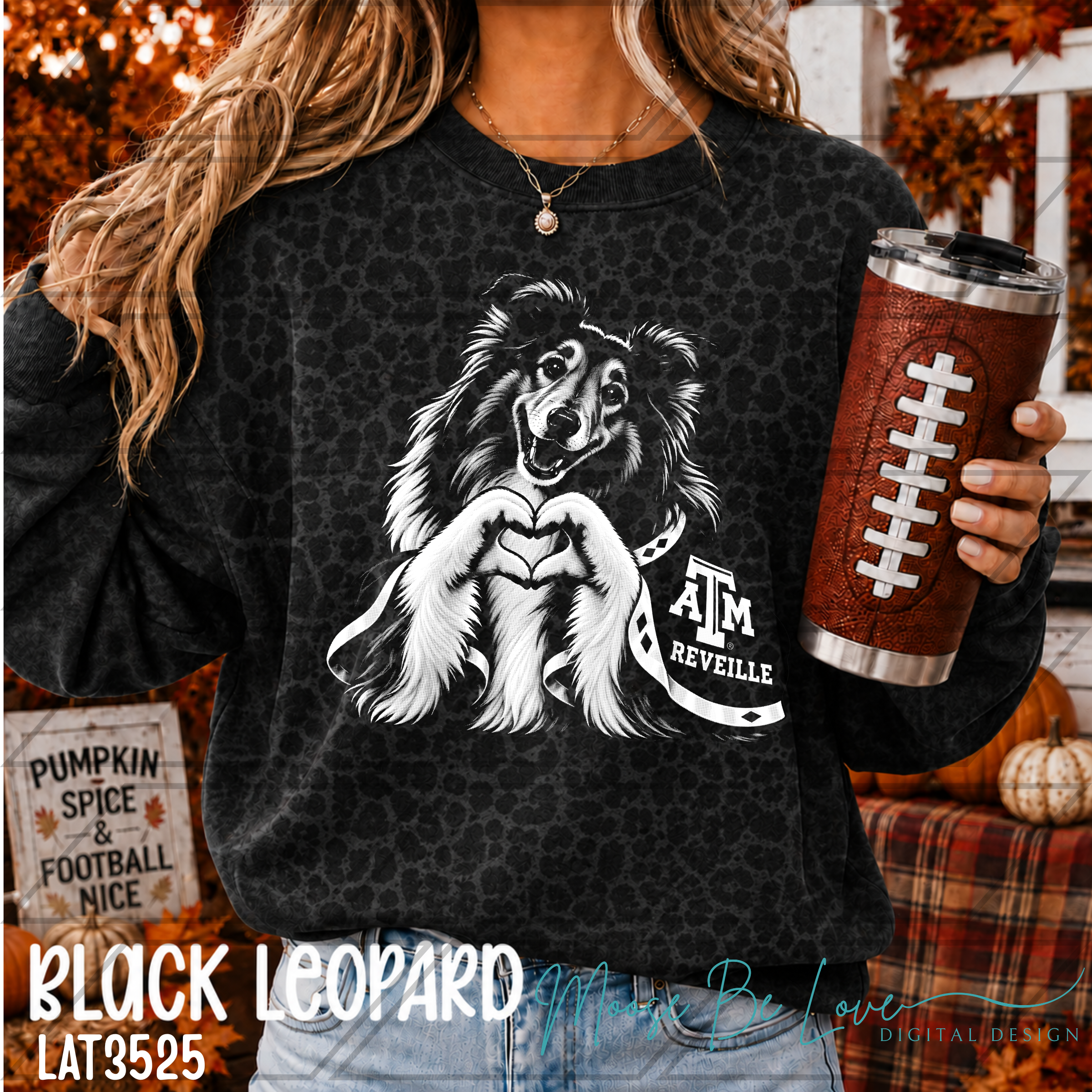 A&M REVEILLE HAND HEART MASCOT HALFTONE PNG