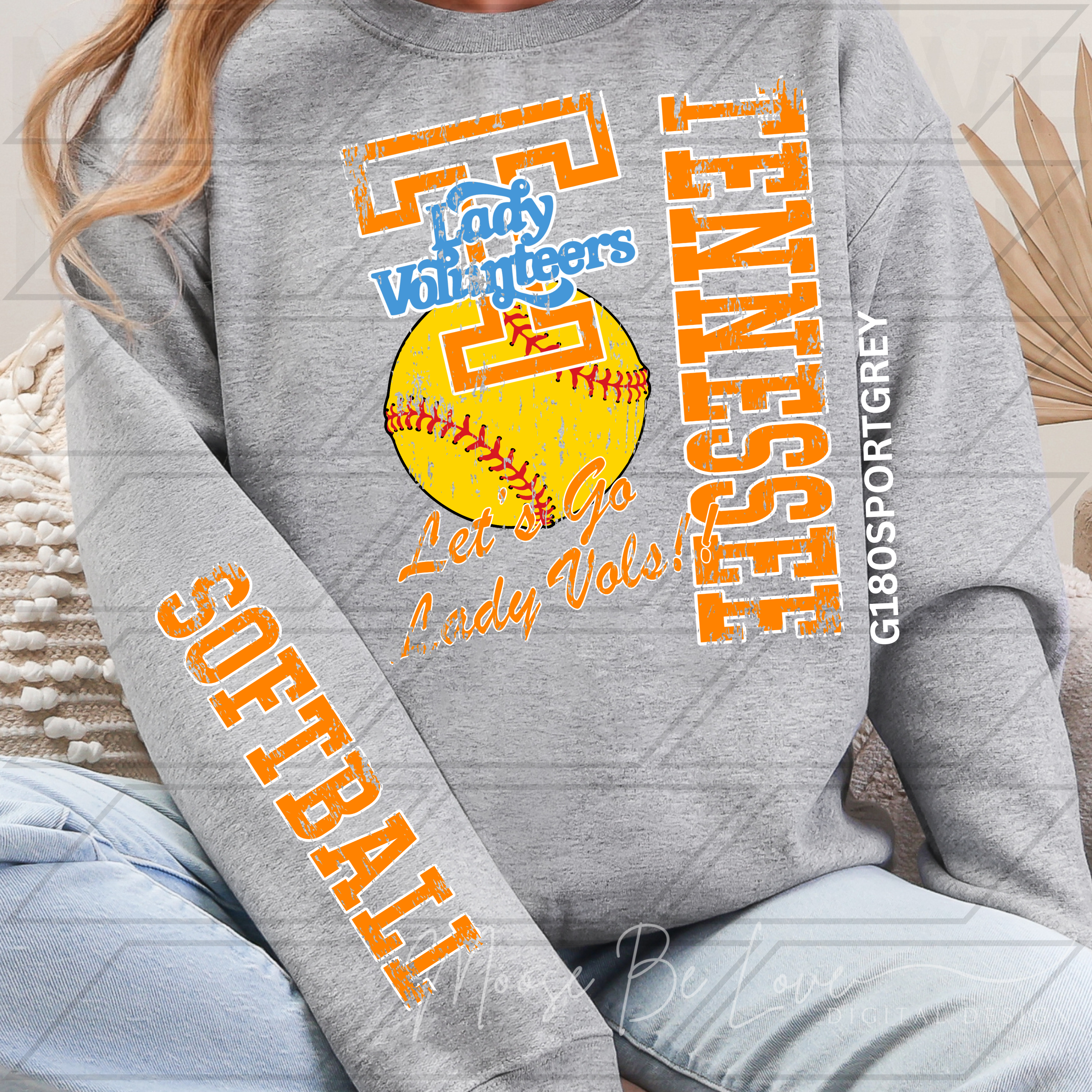 LADY VOLS SOFTBALL RETRO MASCOT TYPO BUNDLE
