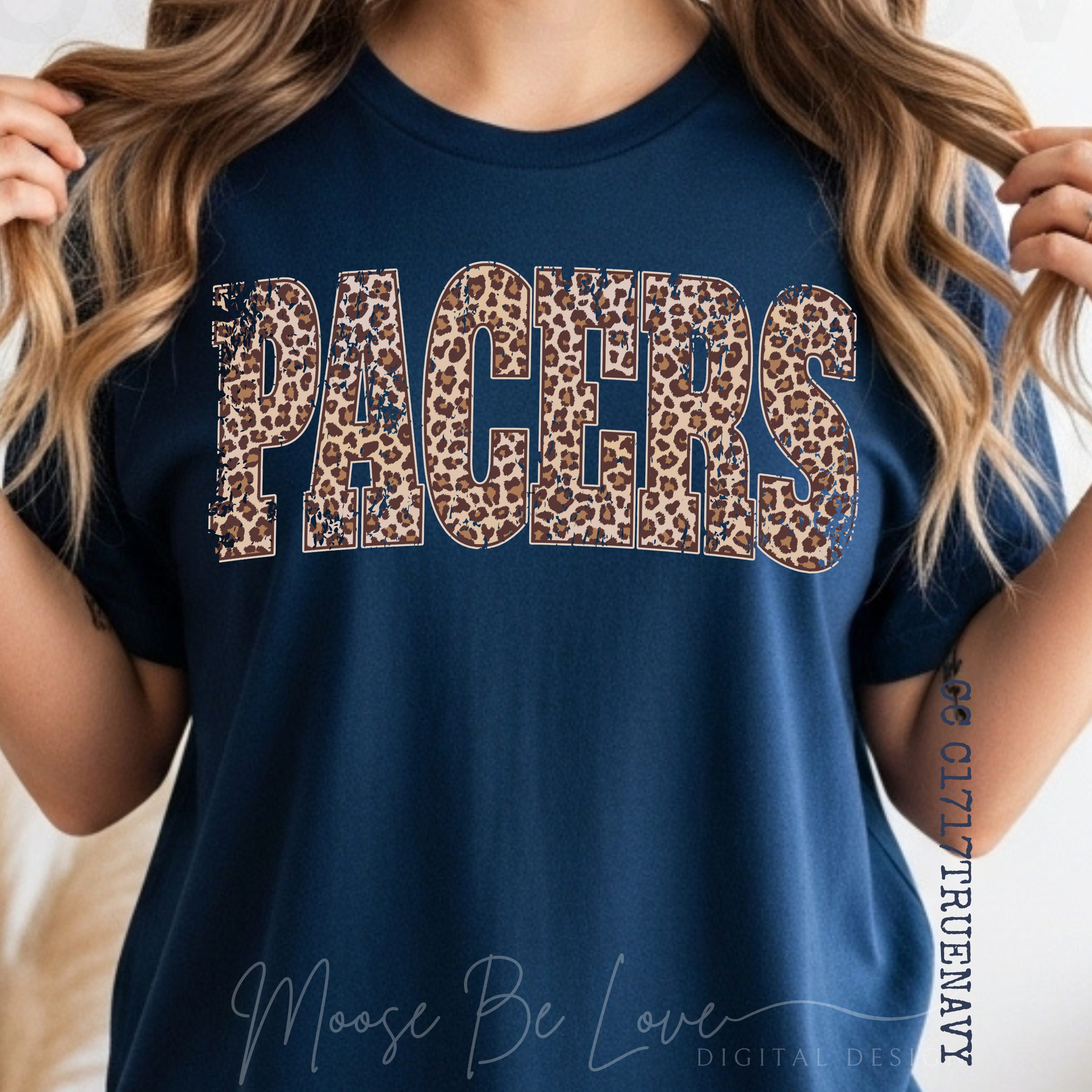 PACERS VINTAGE LEOPARD ARCH PNG