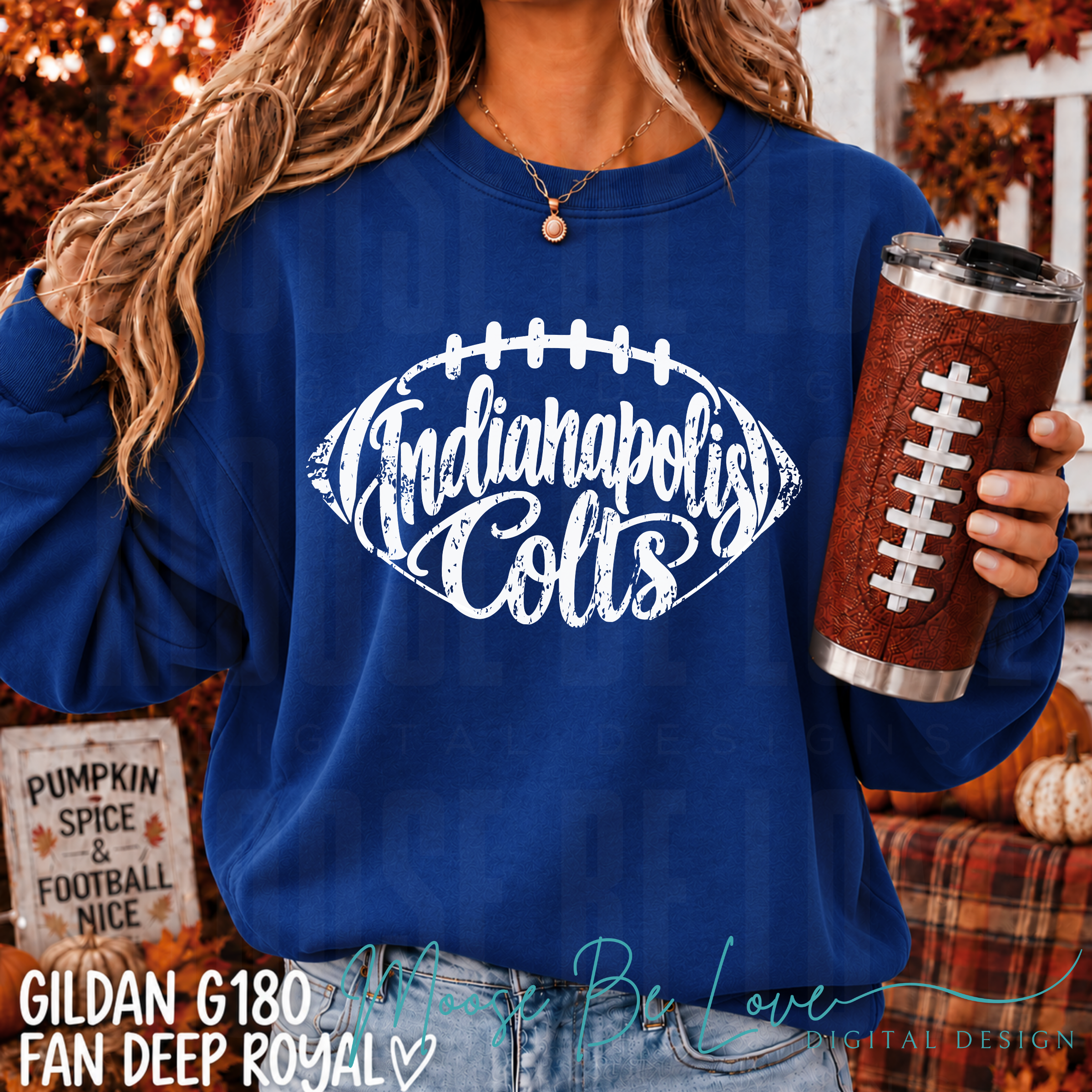 COLTS FOOTBALL TYPOGRAPHY BUNDLE
