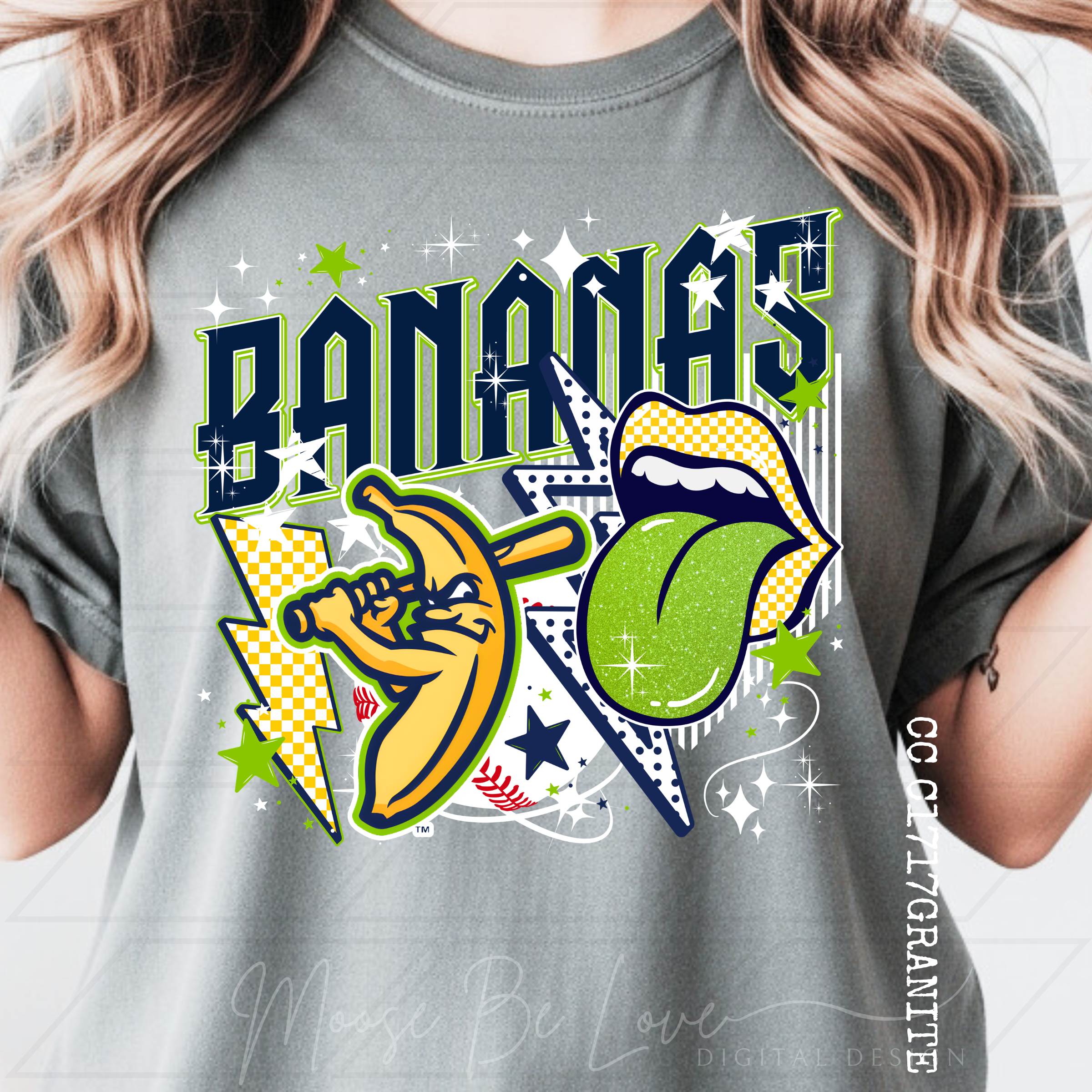BANANAS ROCK AND ROLL BASEBALL COLLAGE BUNDLE