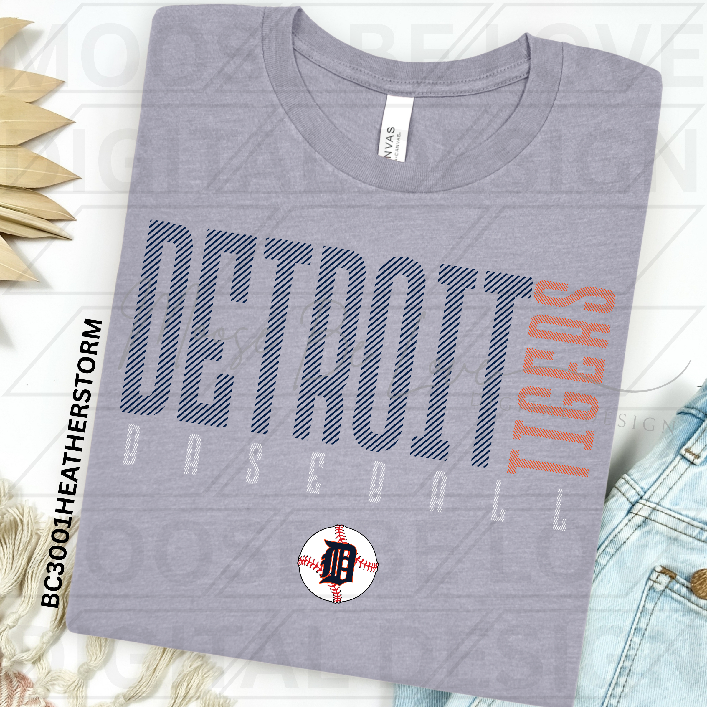 DETROIT BASEBALL FOX KEITH LAYERED STRIPE BUNDLE