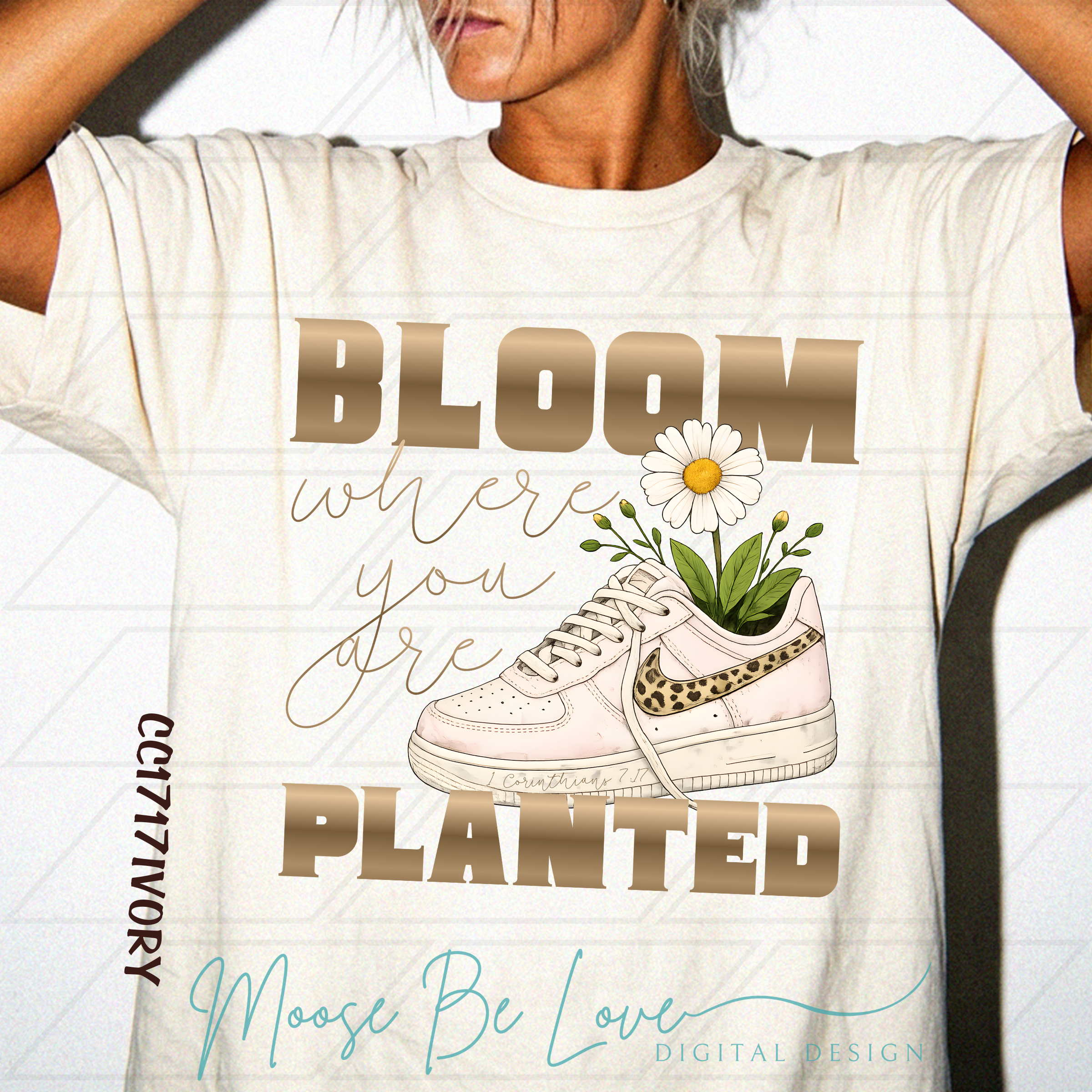 BLOOM WHERE YOU ARE PLANTED LEOPARD SWQOSH BUNDLE