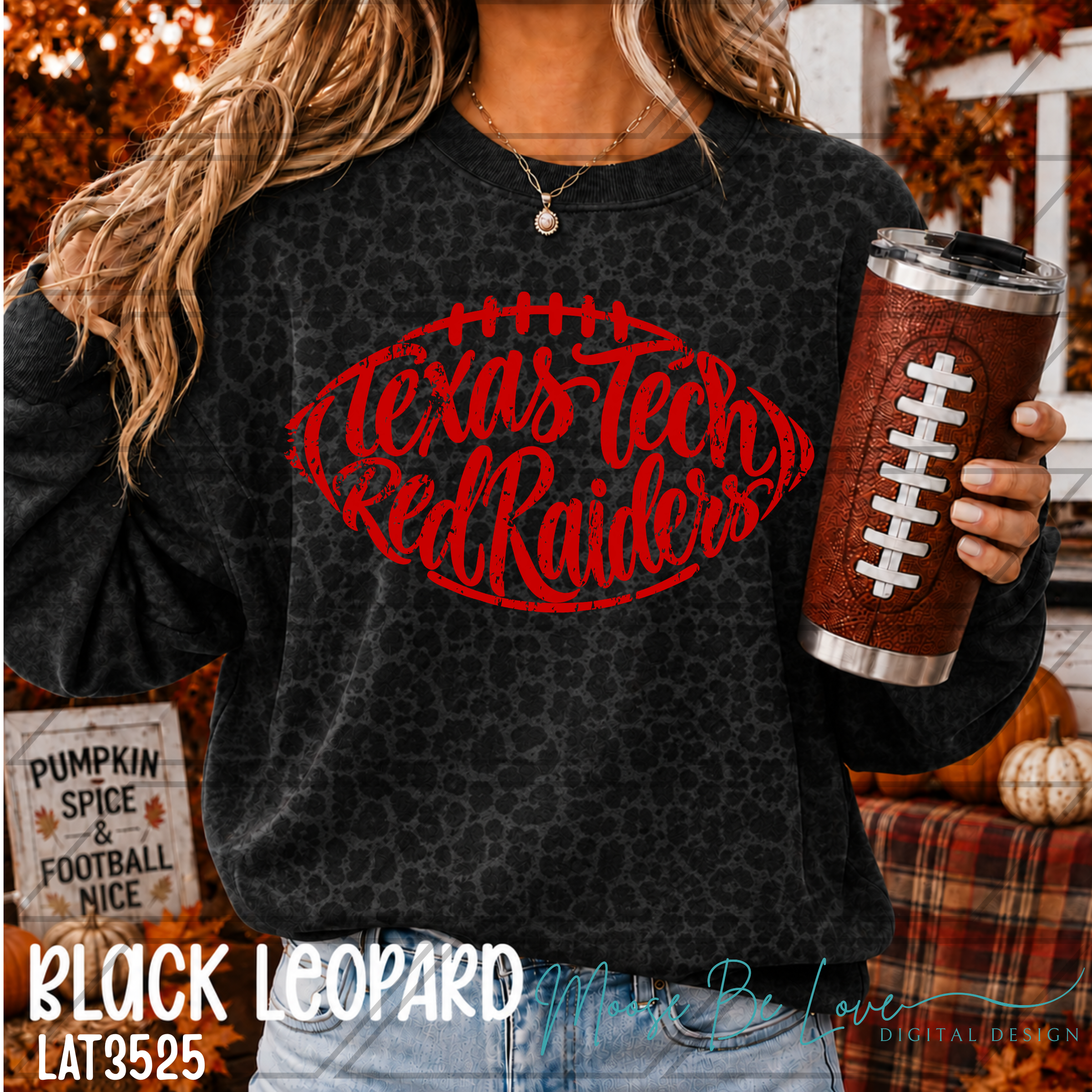 TEXAS TECH FOOTBALL TYPOGRAPHY BUNDLE