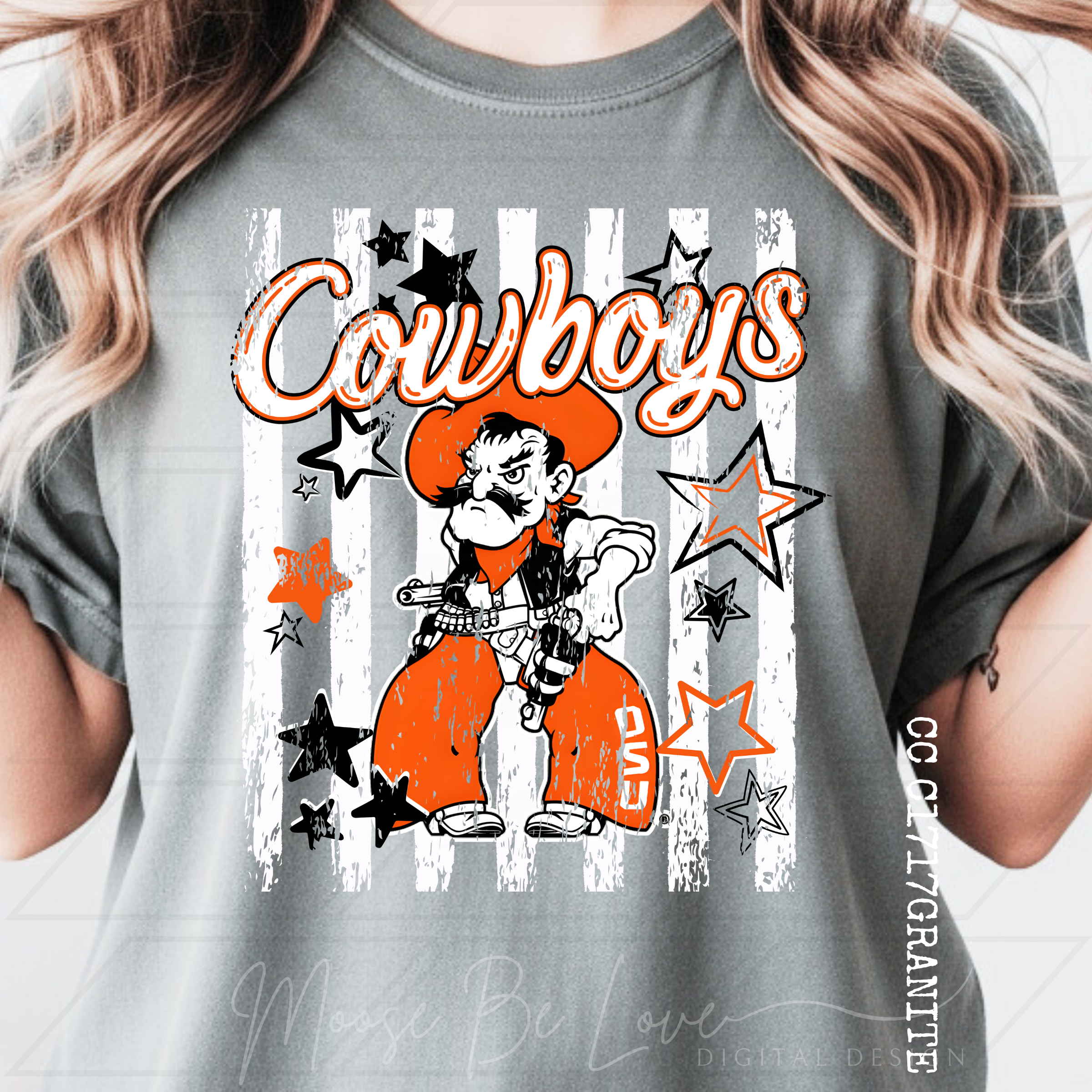 OK STATE COWBOYS STARS AND VERTICAL STRIPES BUNDLE