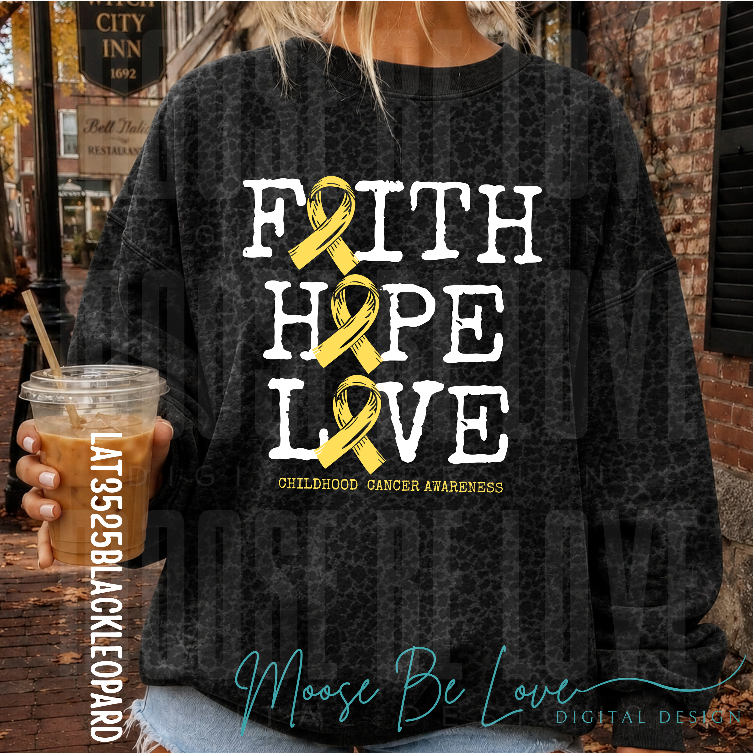 FAITH HOPE AND LOVE CHILDHOOD CANCER AWARENESS BUNDLE