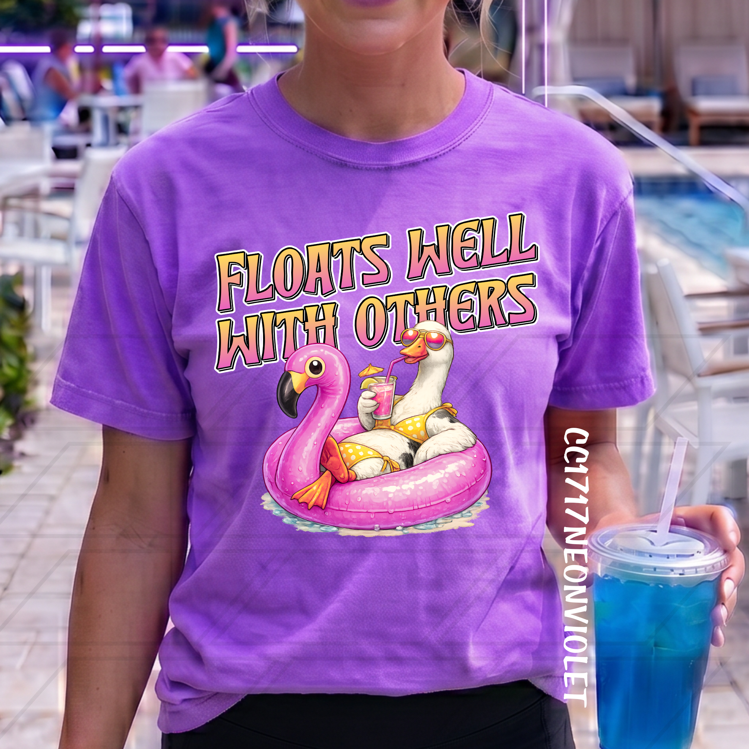 FLOATS WELL WITH OTHERS FLAMINGO GOOSE PNG